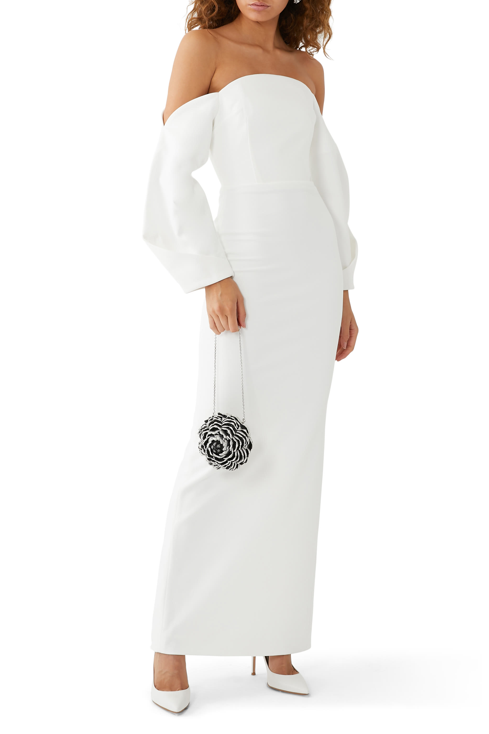 فستان سهرة لوتا كريب