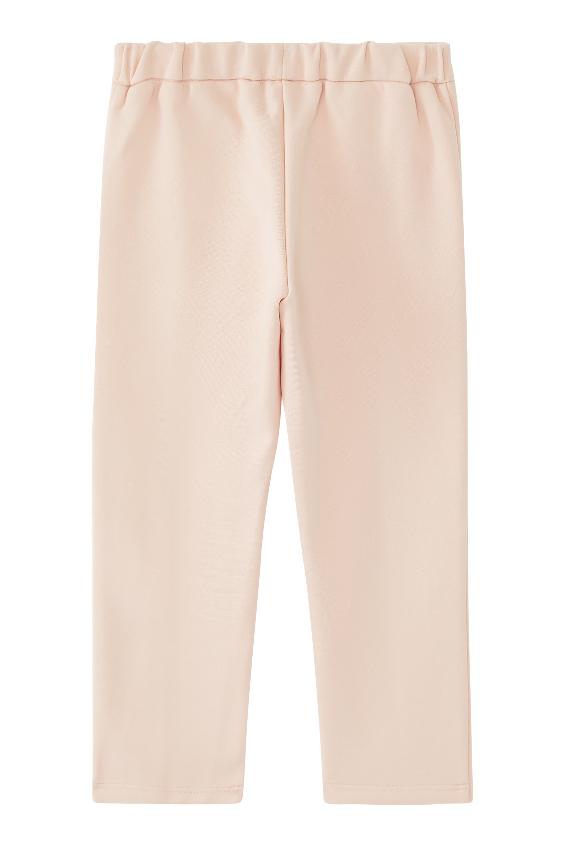 بنطال رياضي للأطفال بتطريزات زهور