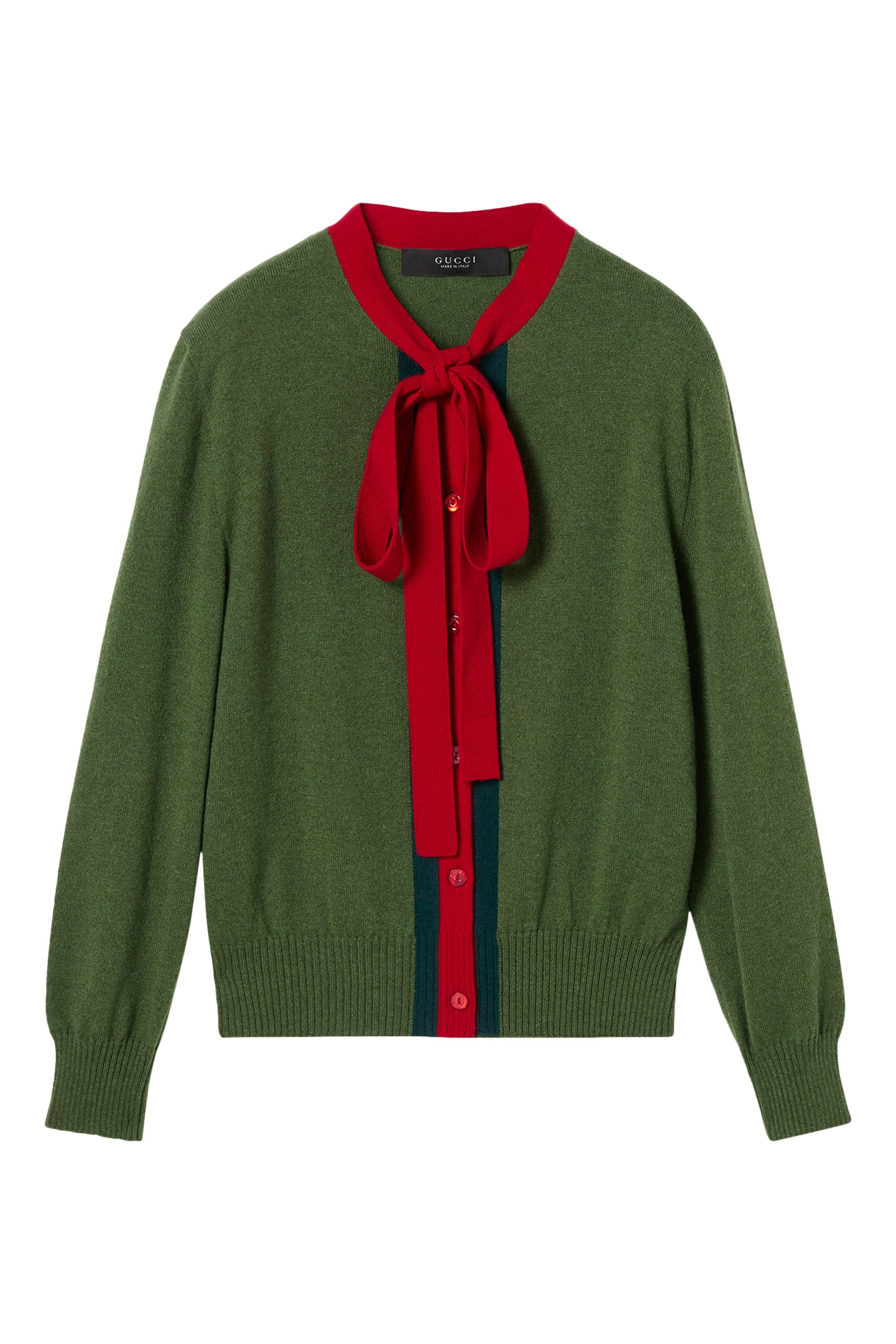 كارديغان بشريط ويب نسيج كشمير وصوف