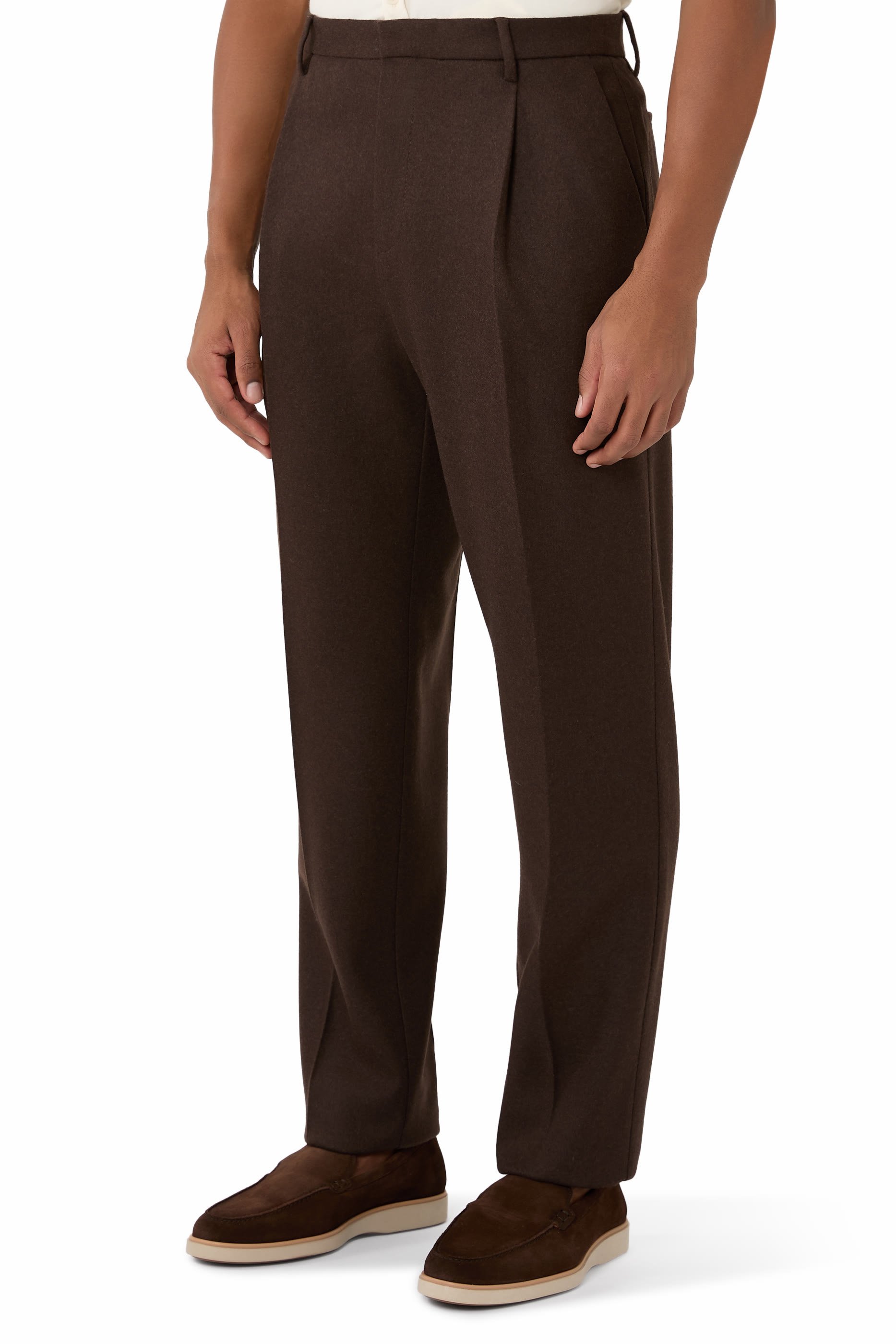 بنطال صوف مغلي