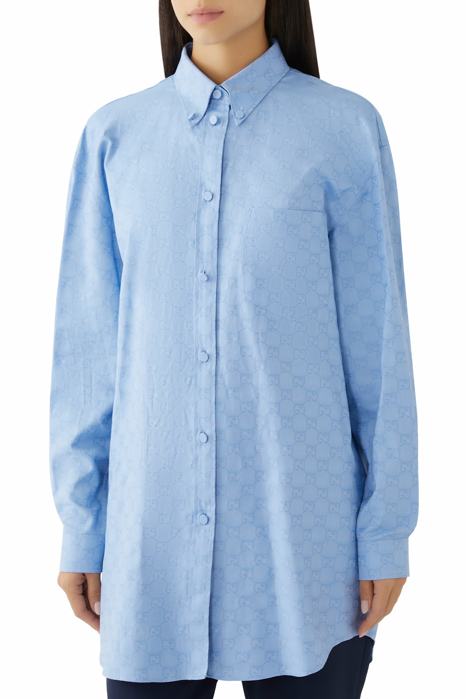 قميص بشعار حرفي الماركة قطن سوبريم