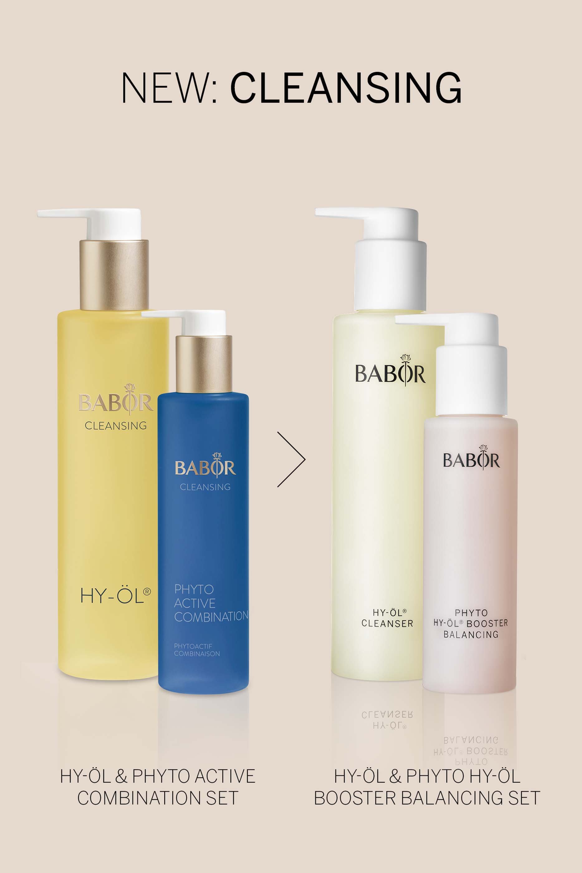 مجموعة منظف اتش واي-او ال ومعزز توازن البشرة فايتو