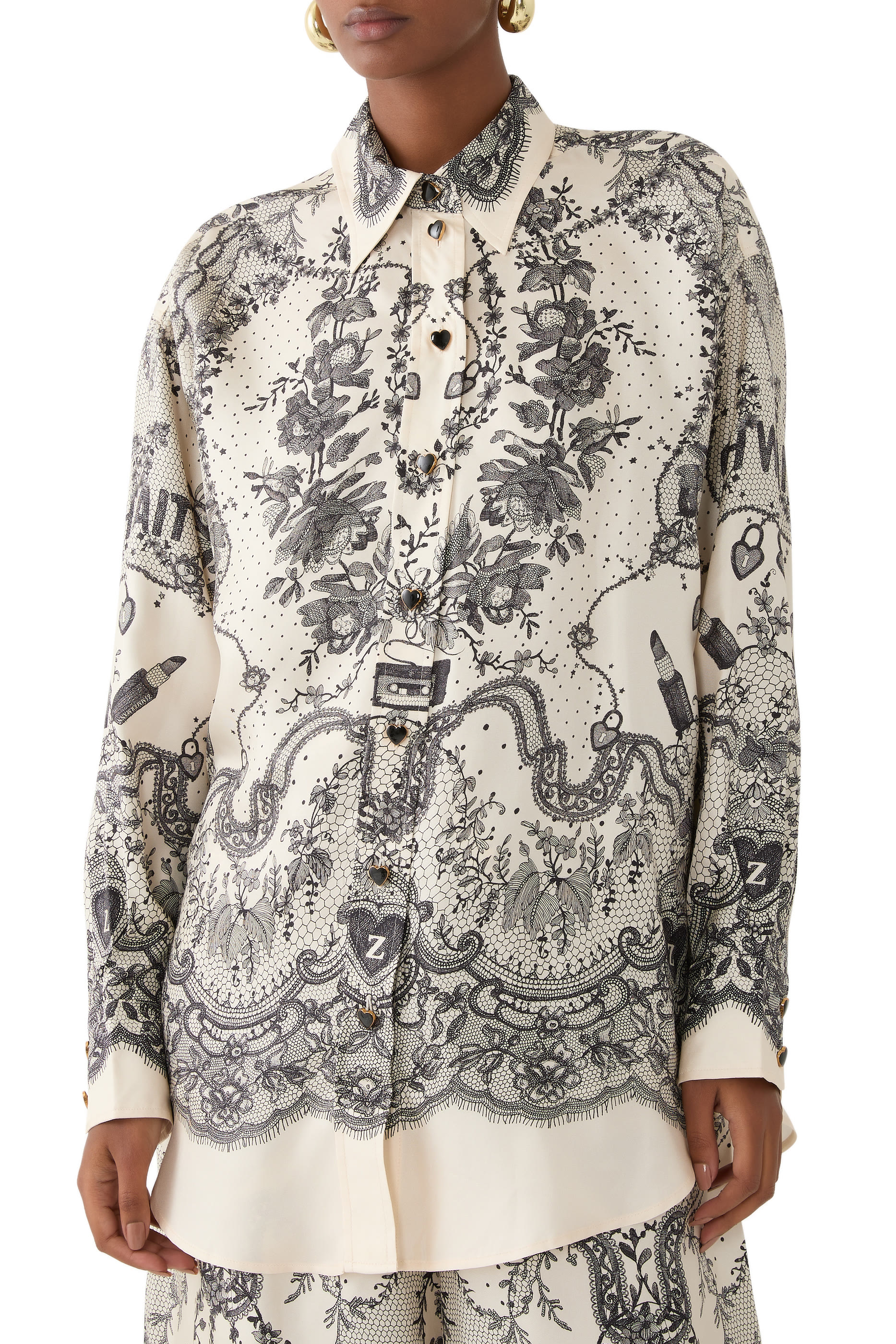 قميص كراش بقصة مريحة