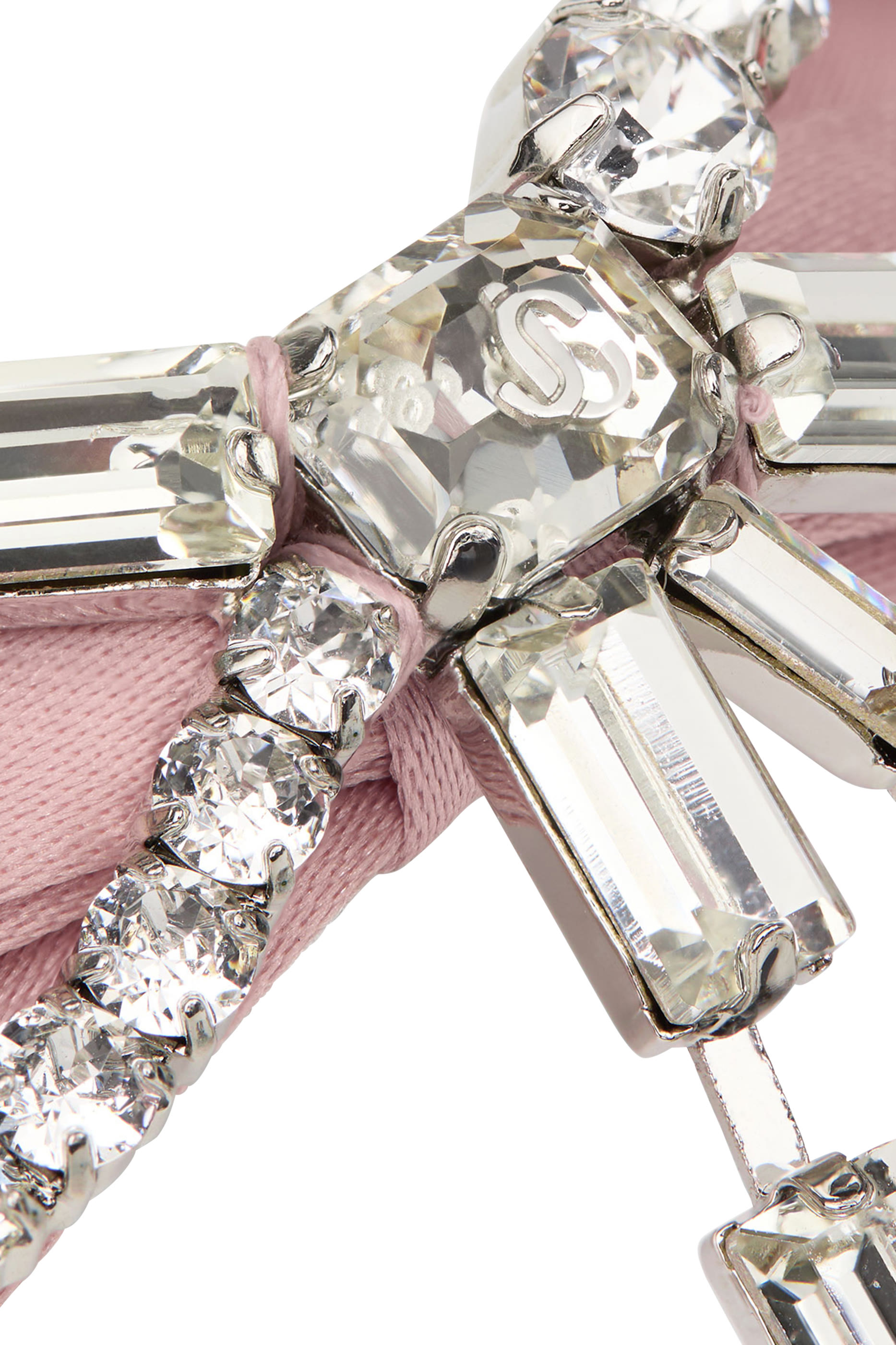 مشبك شعر بتصميم عقدة مرصعة بكريستال