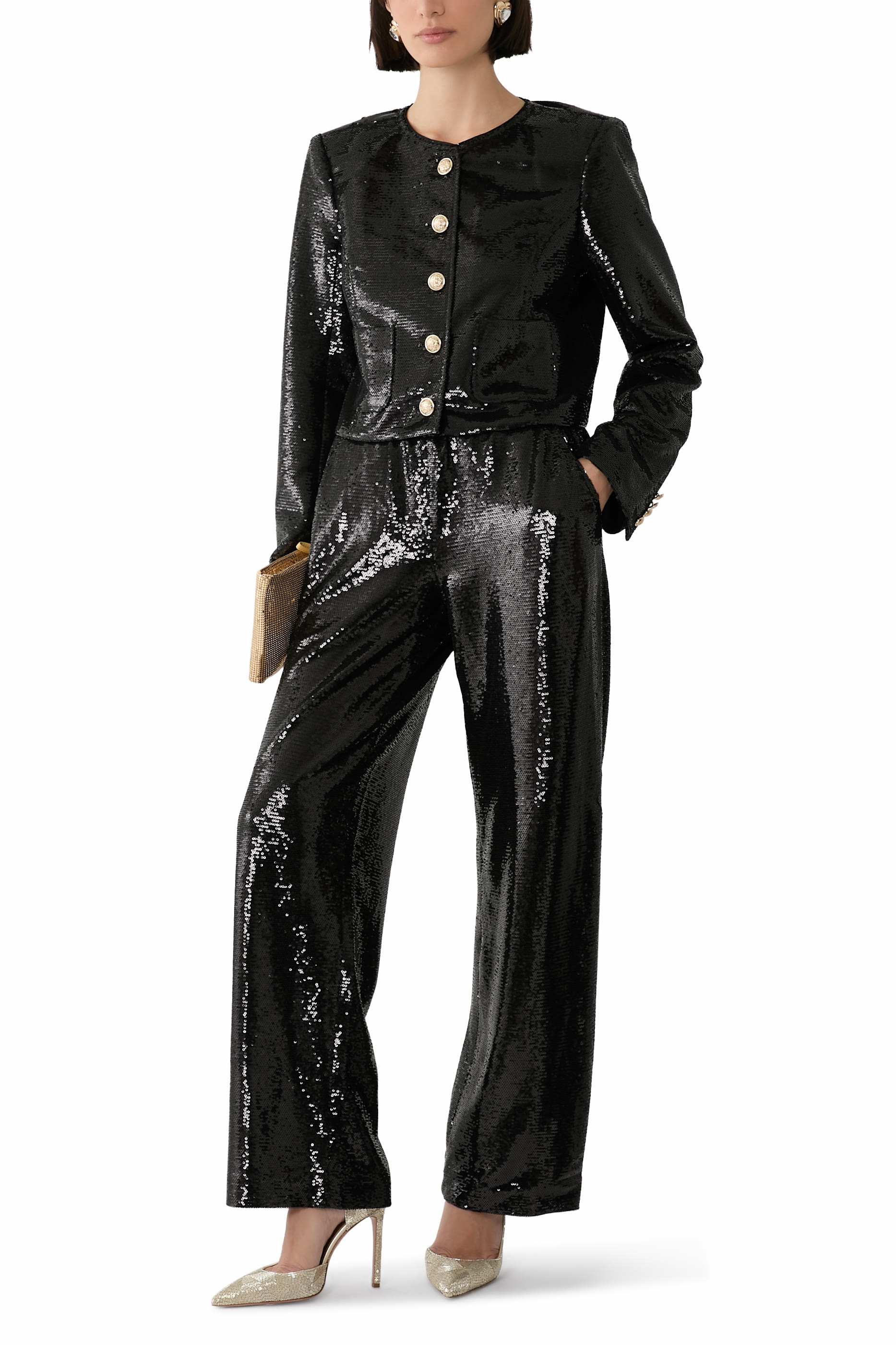 جاكيت راندي مزين بترتر