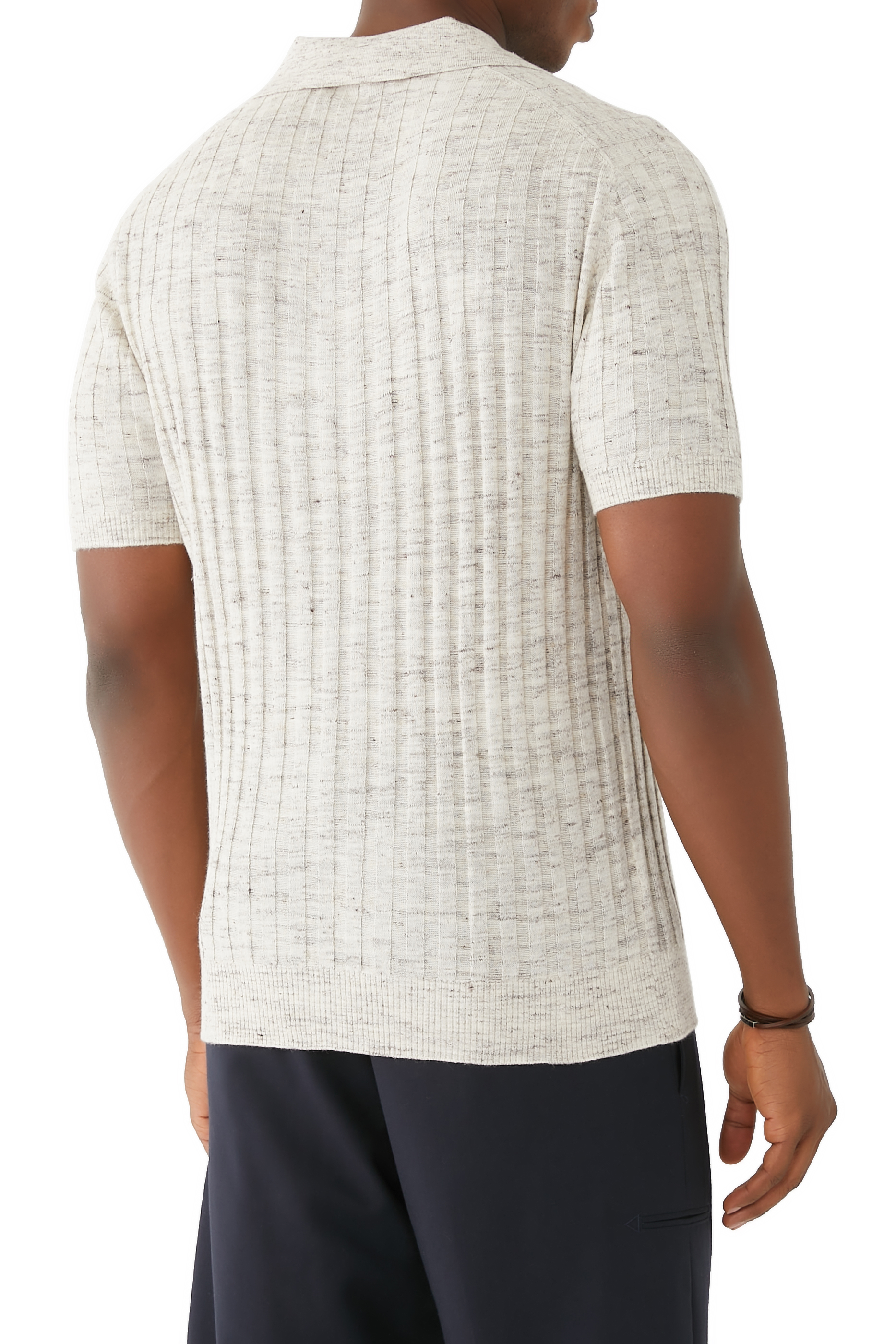 قميص بولو رينو سبيس نسيج مصبوغ