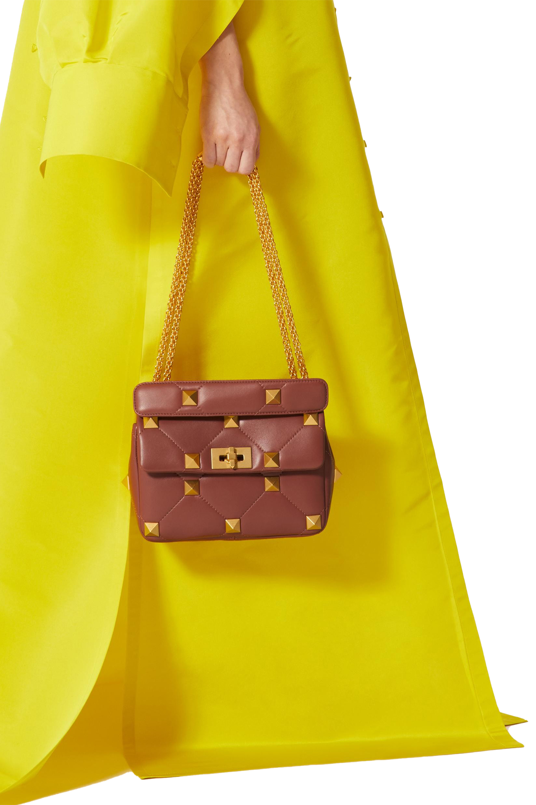 حقيبة كتف بحلي هرمية رومان