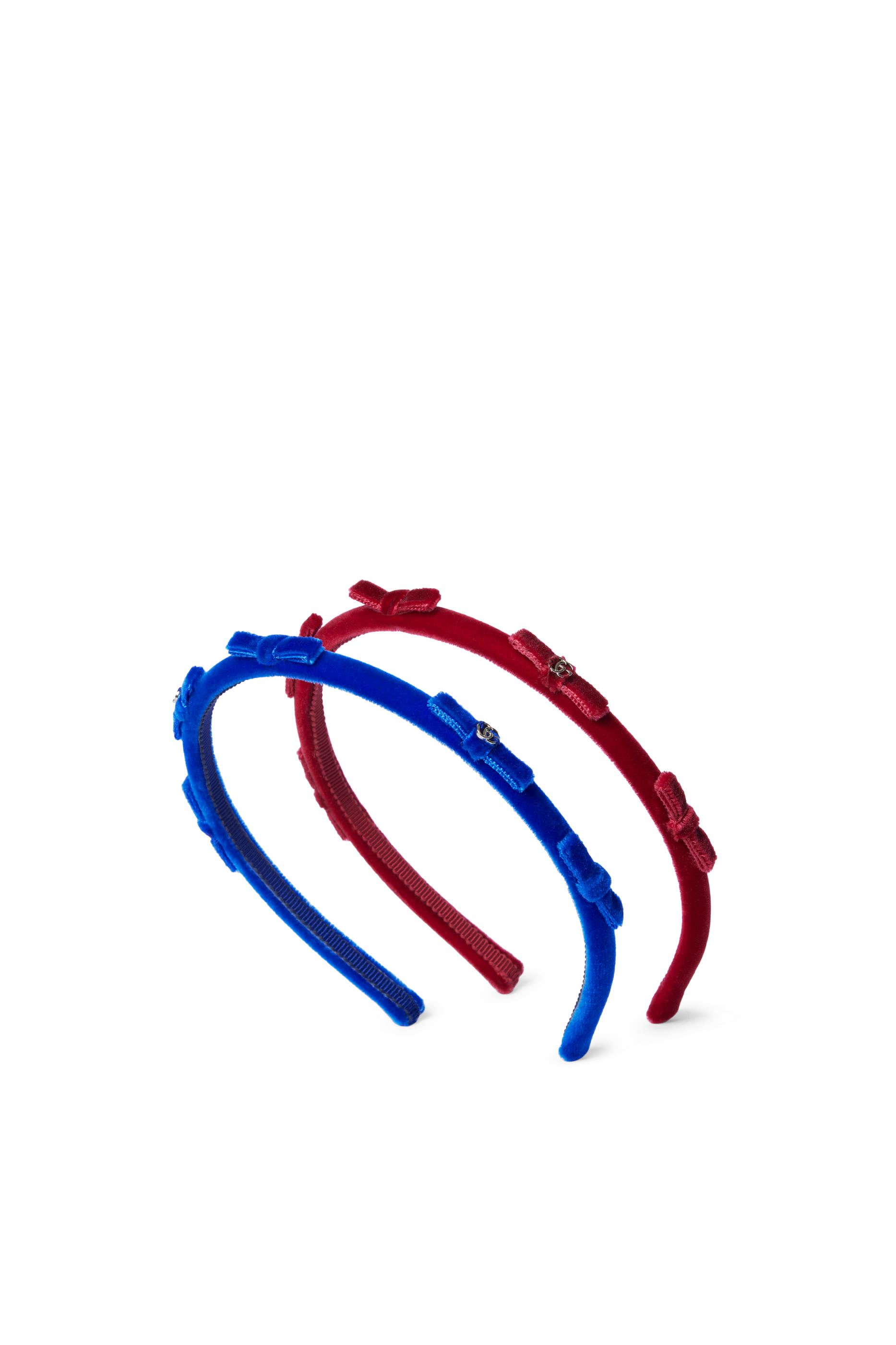 طقم طوق شعر مخملي للأطفال