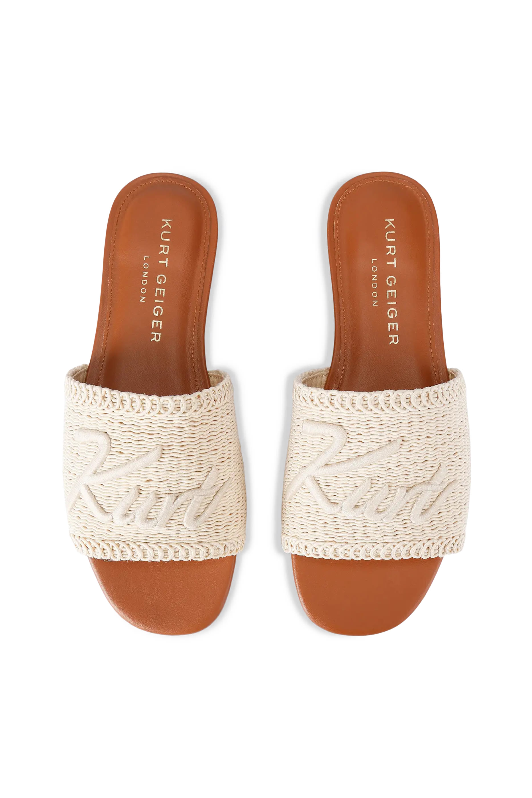 صندل كيرت منسوج بنعل مسطح