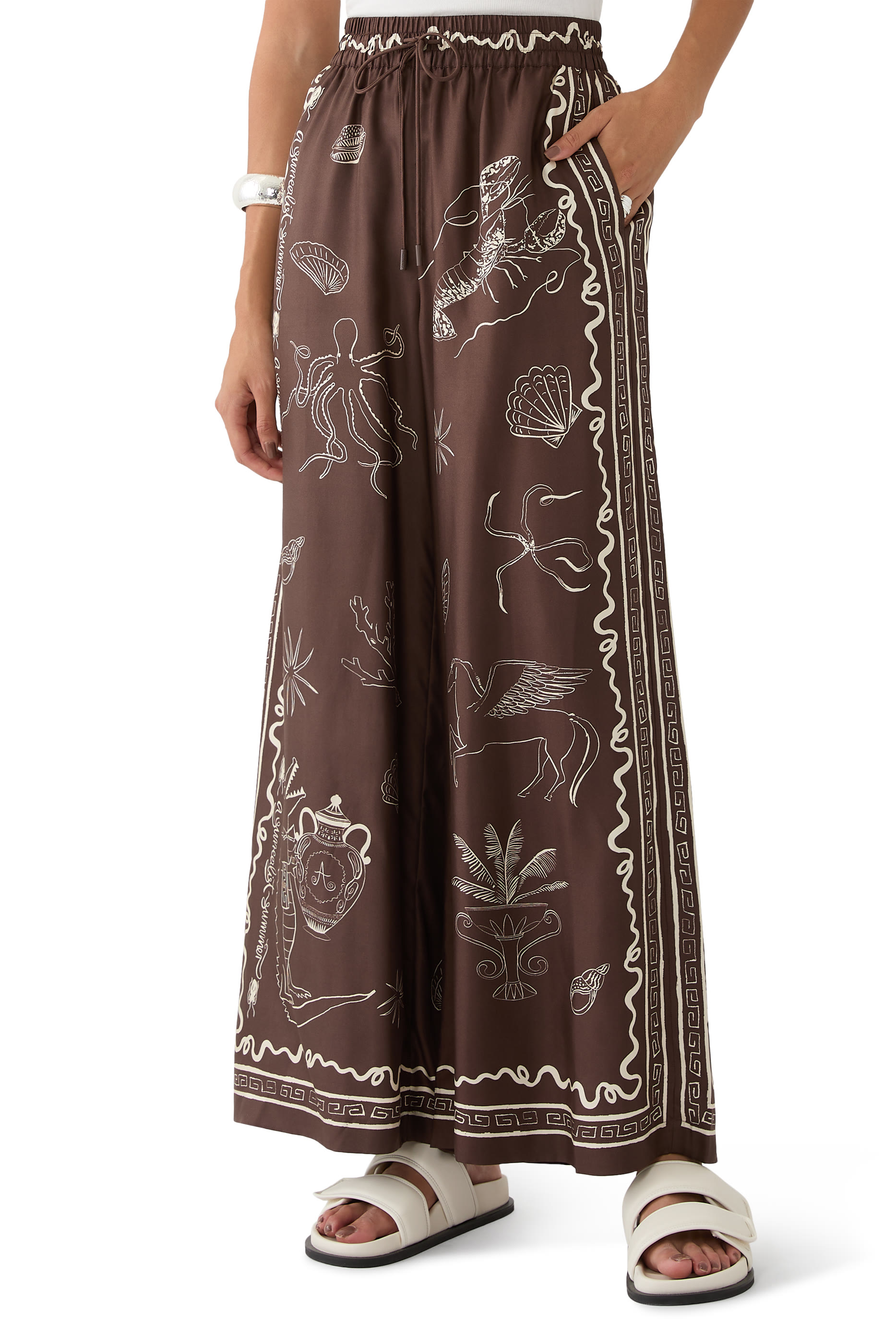 بنطال سامي حرير