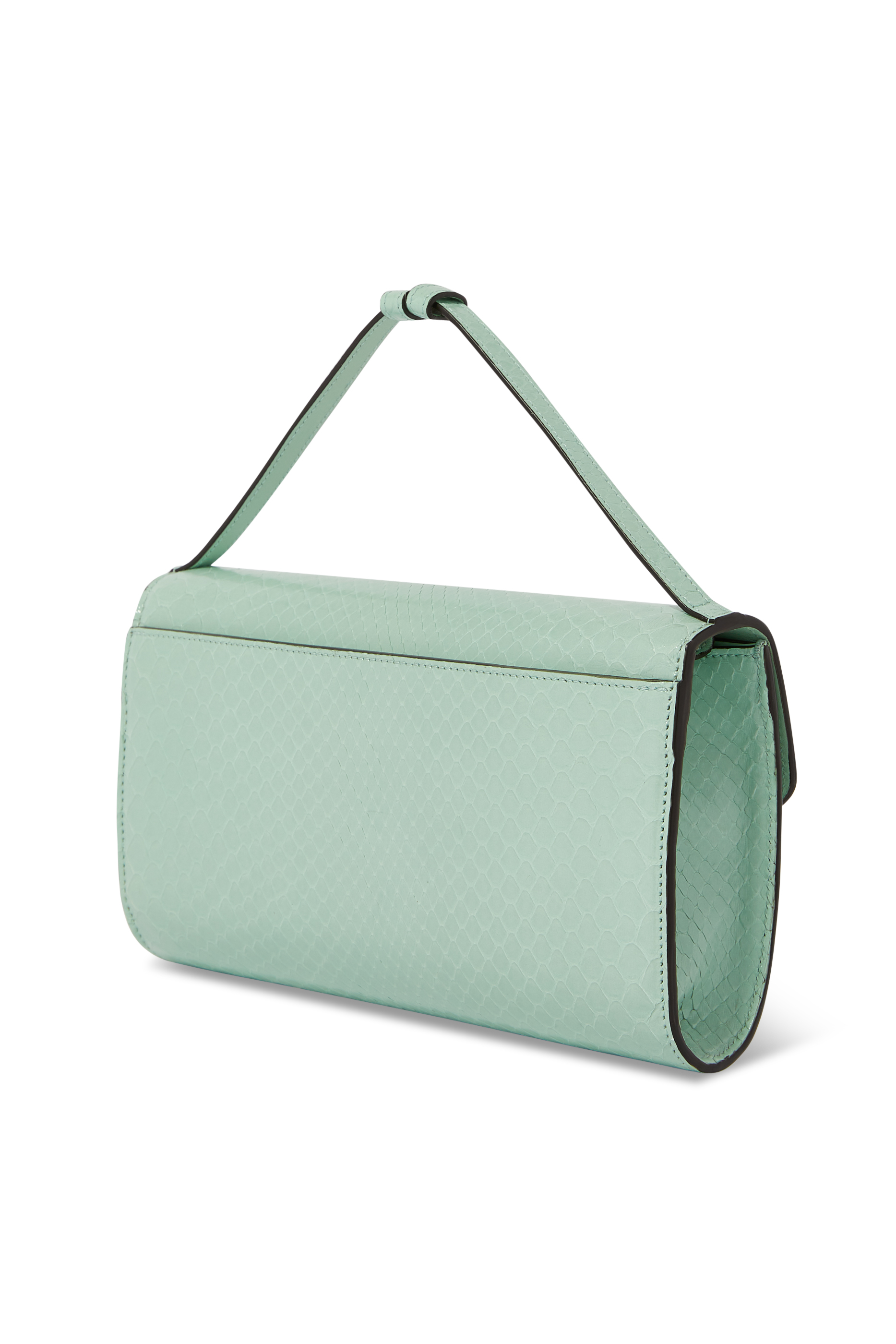 حقيبة زومي جلد بحلية لجام الحصان