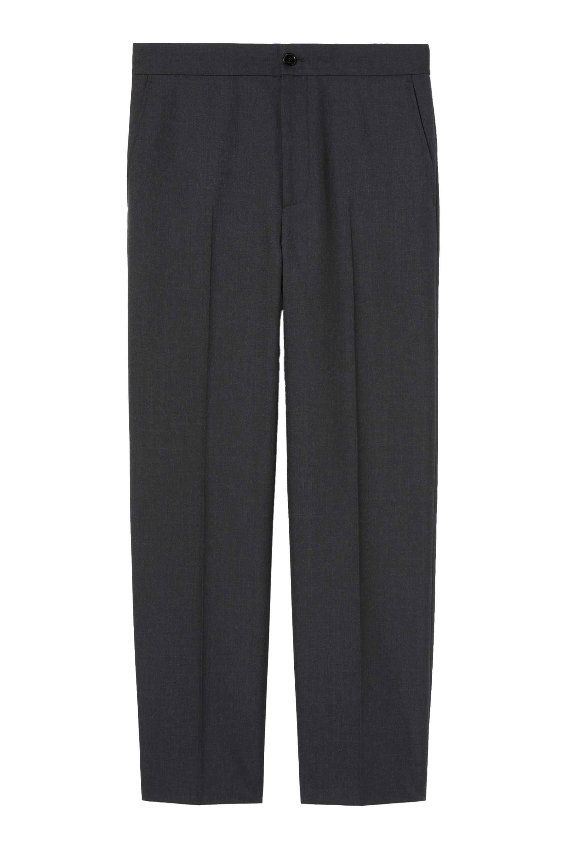 Wool Blend Twill Pants