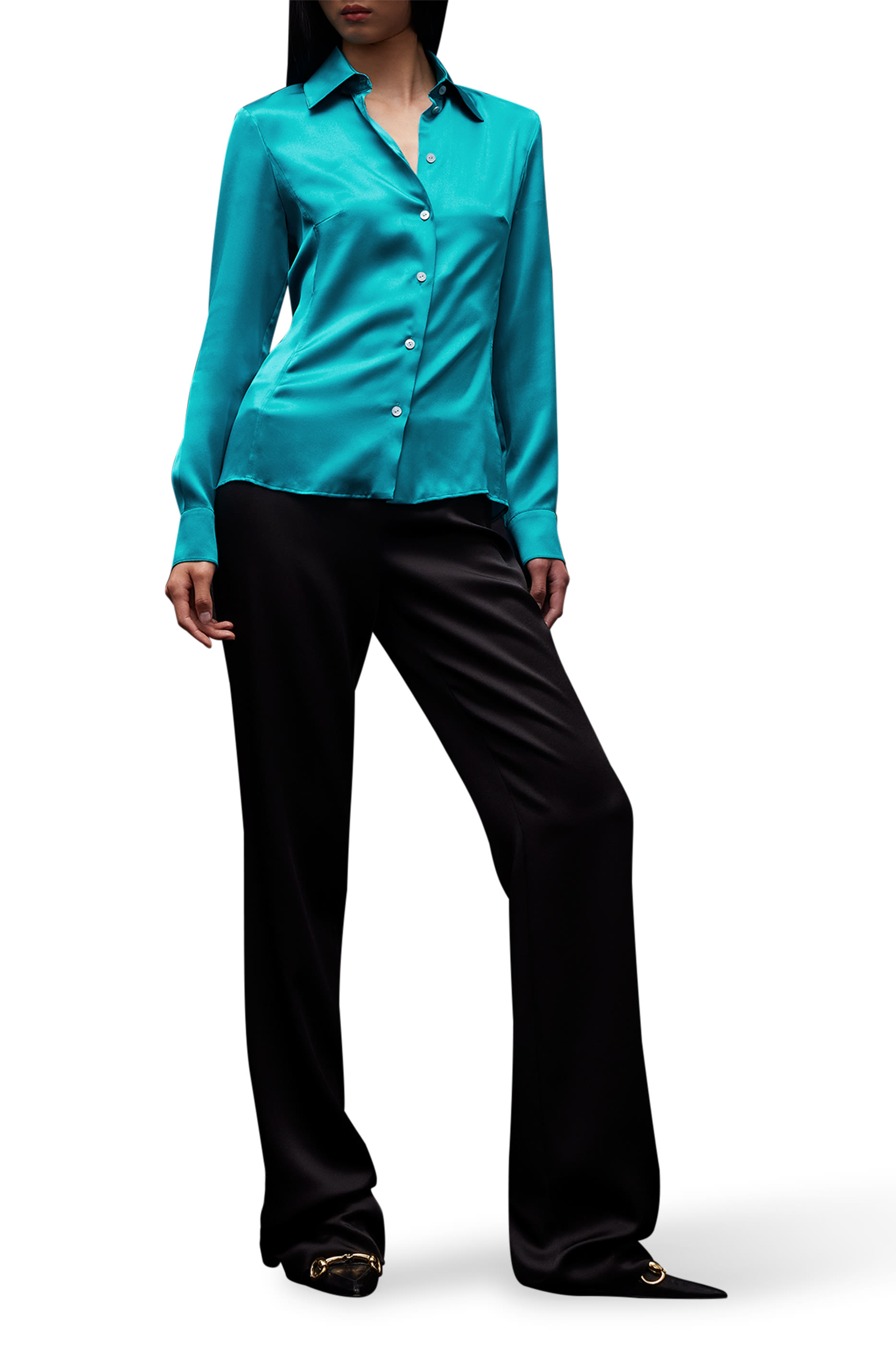 قميص حرير ساتان