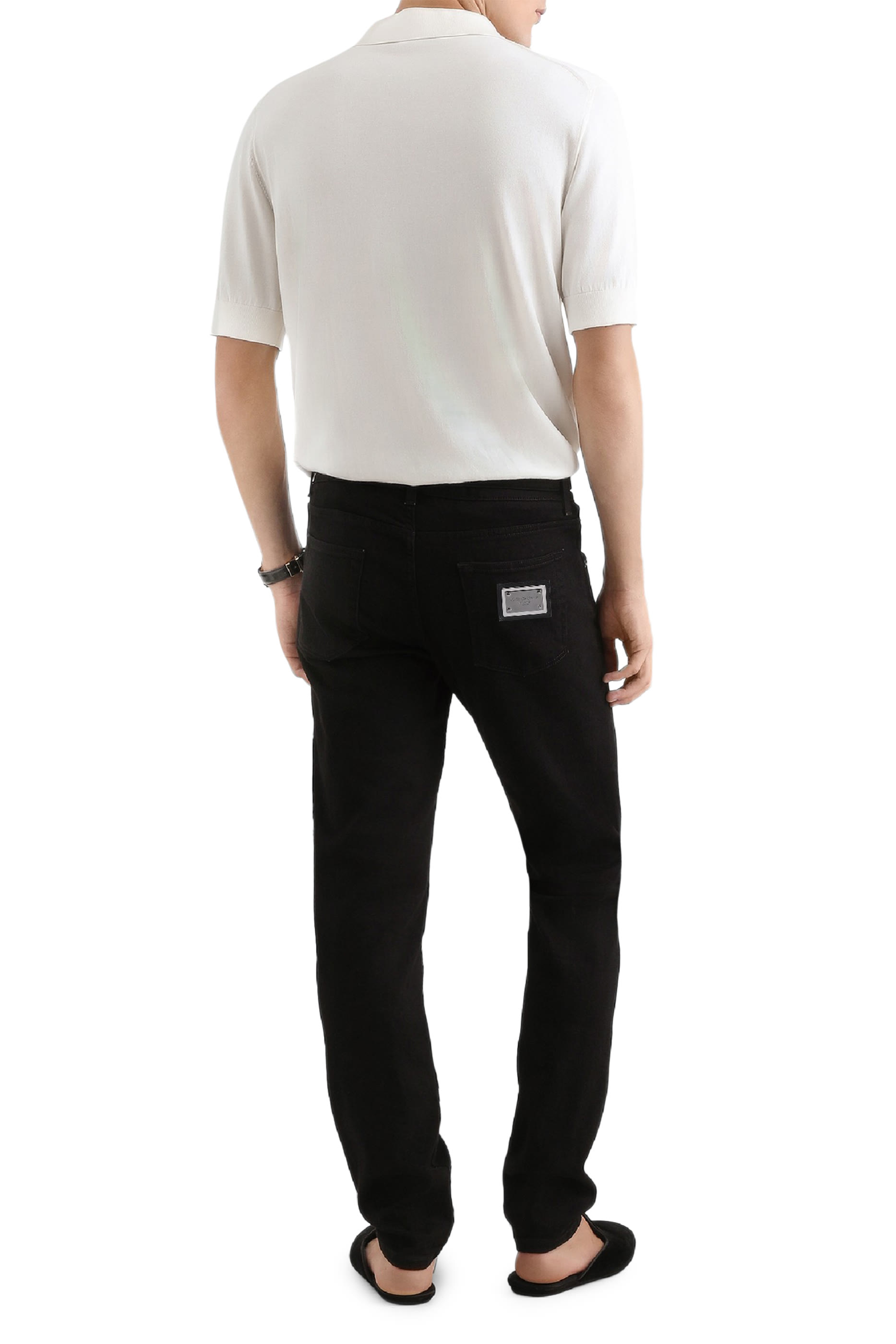 بنطال جينز إسنشال بقصة ضيقة خامة مطاطية