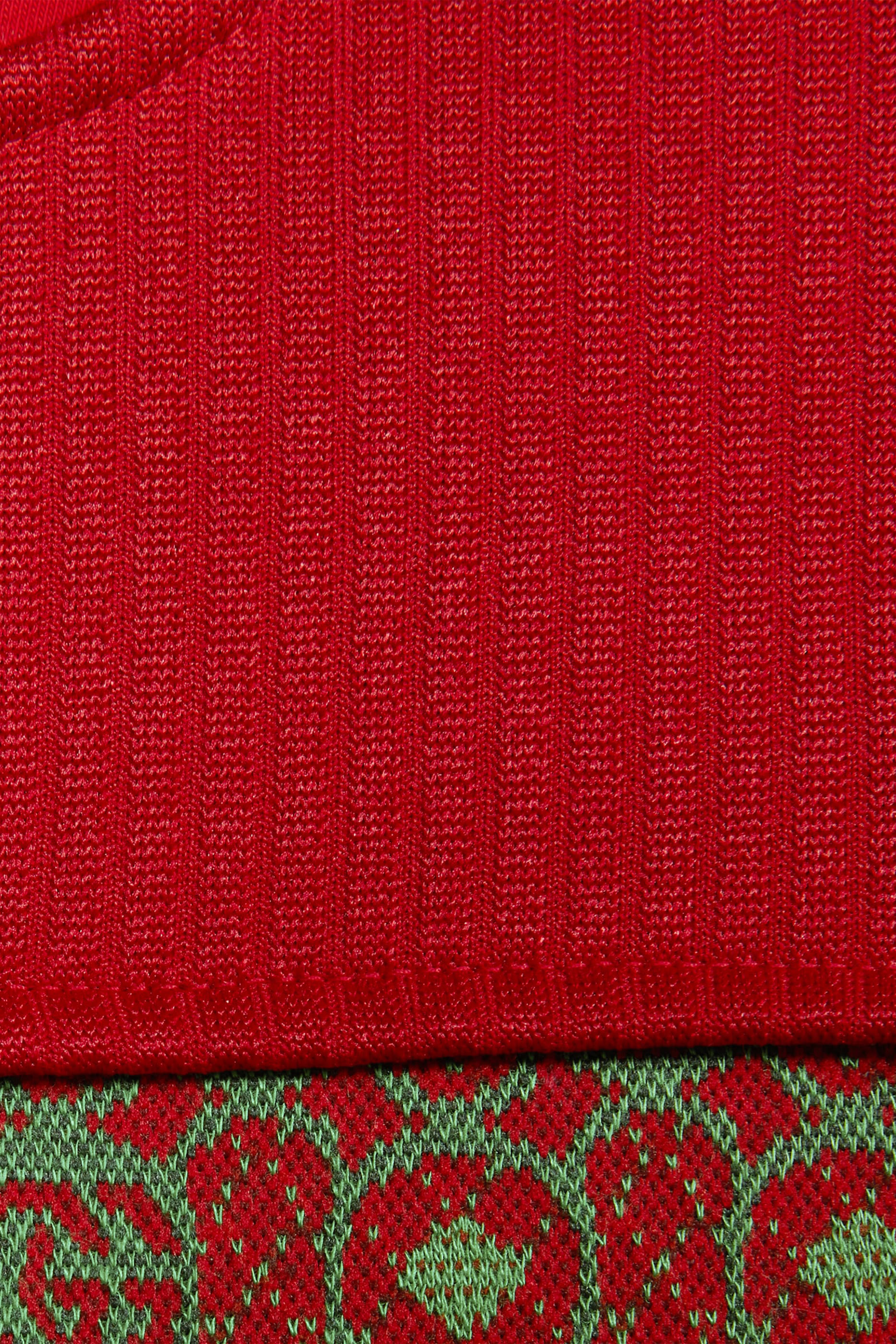 فستان للأطفال بنقشة هندسية بحرفي شعار الماركة