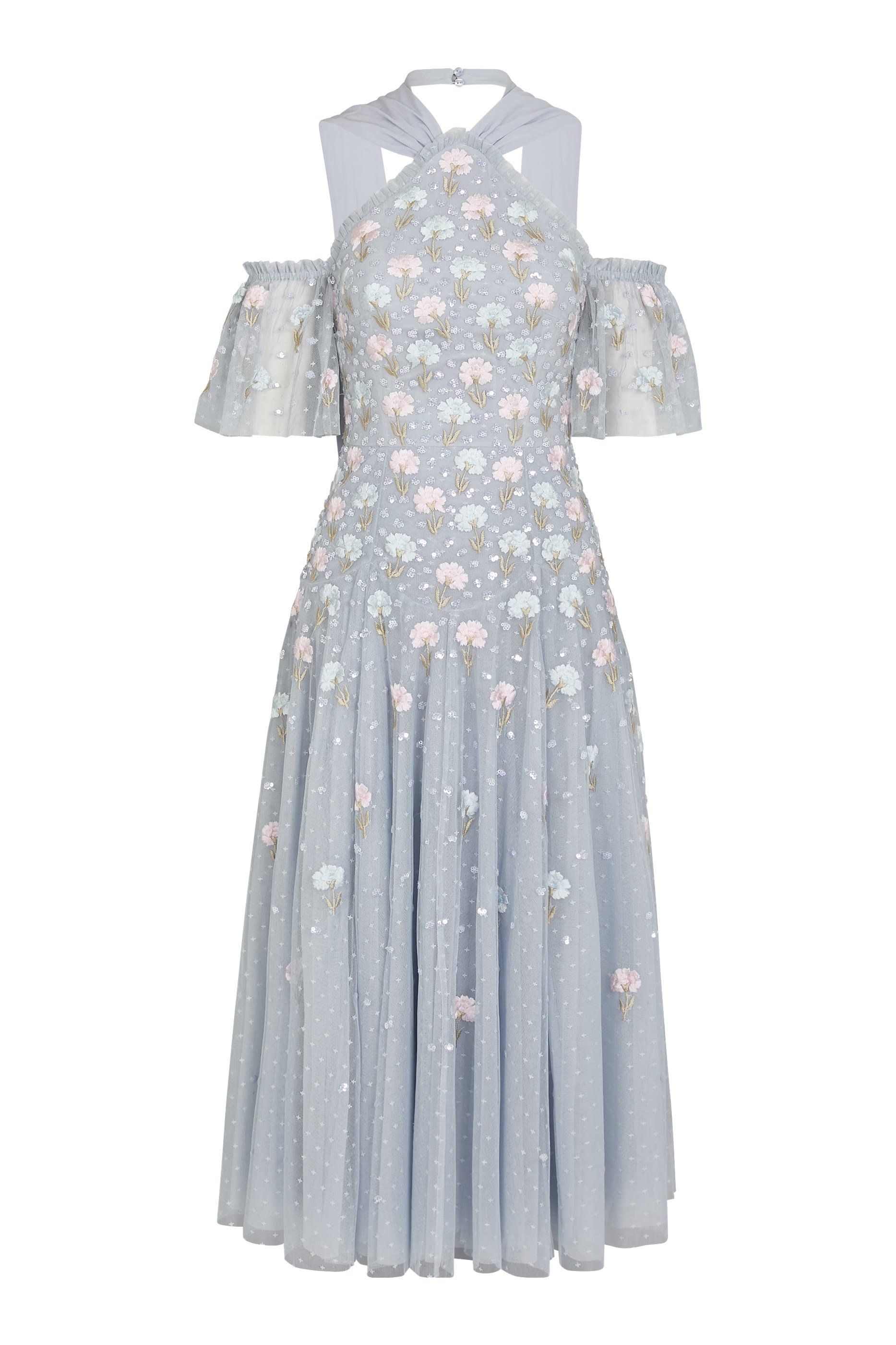 فستان بالرينا دينديليون ديستي برباط حول الرقبة