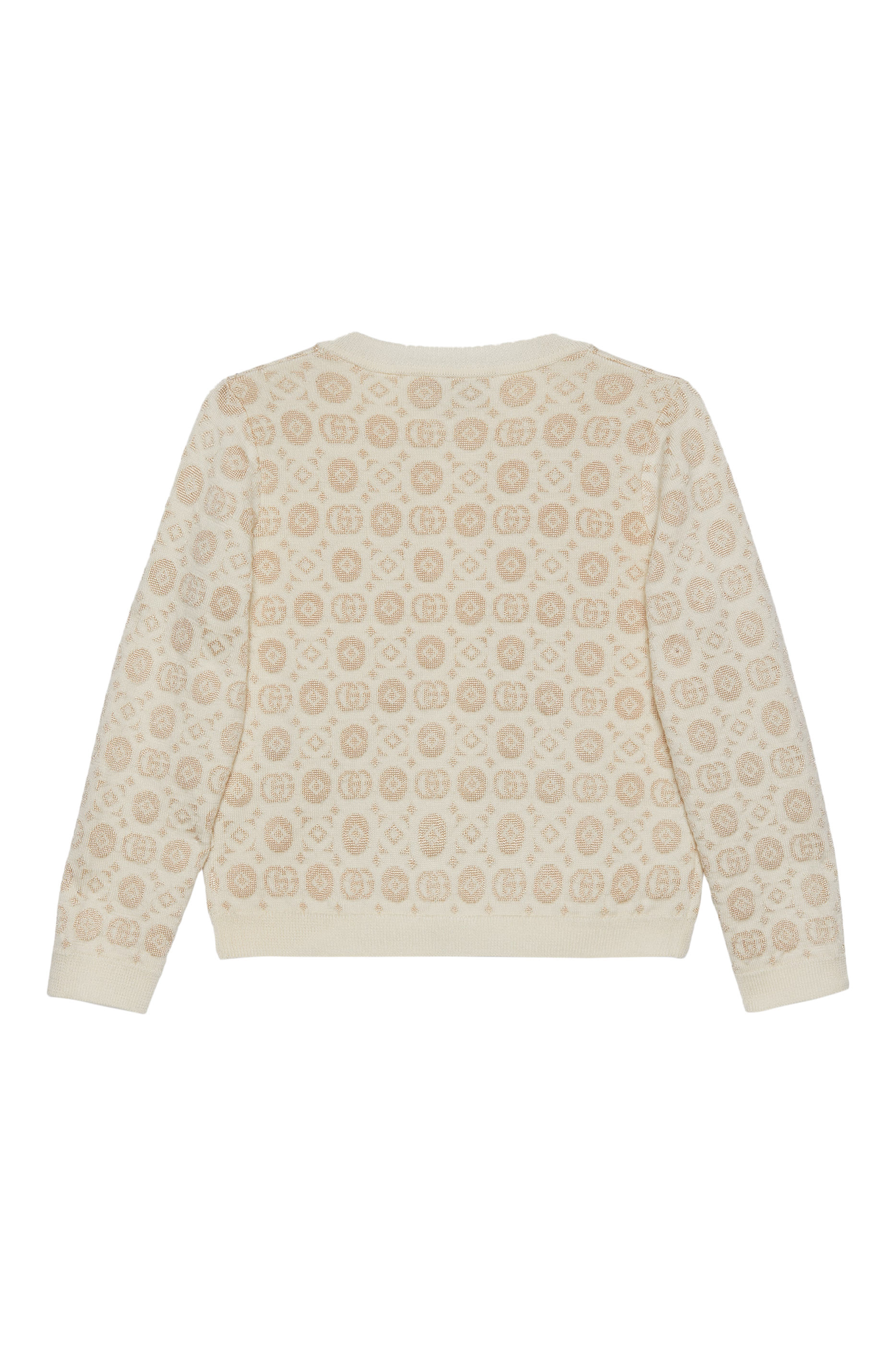 كارديغان صوف للأطفال بحرفي شعار الماركة