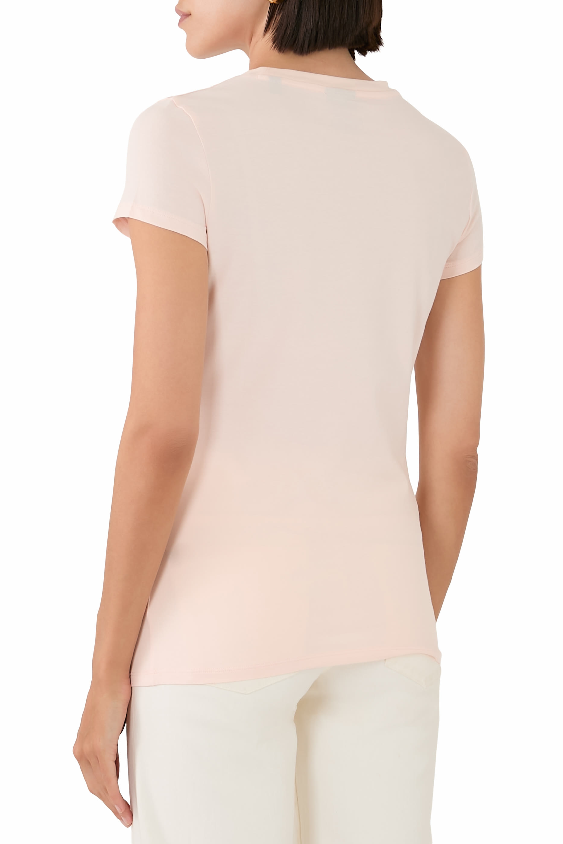  تيشيرت سالين دي جيرو بقصة ضيقة وشعار الماركة