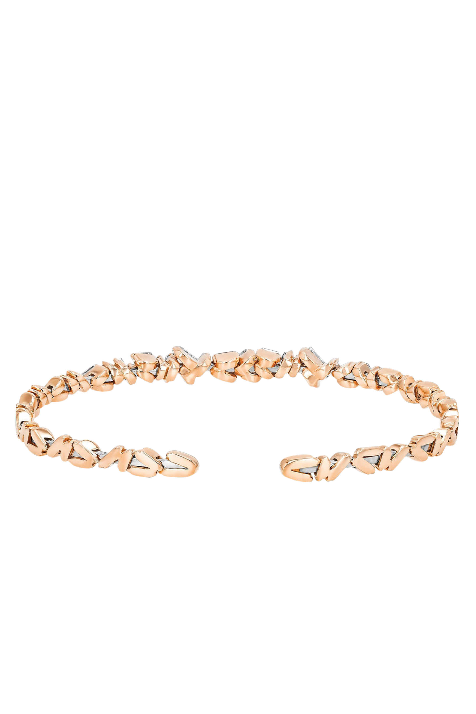 Classic Diamond Cluster Bangle, 18K Yellow Gold