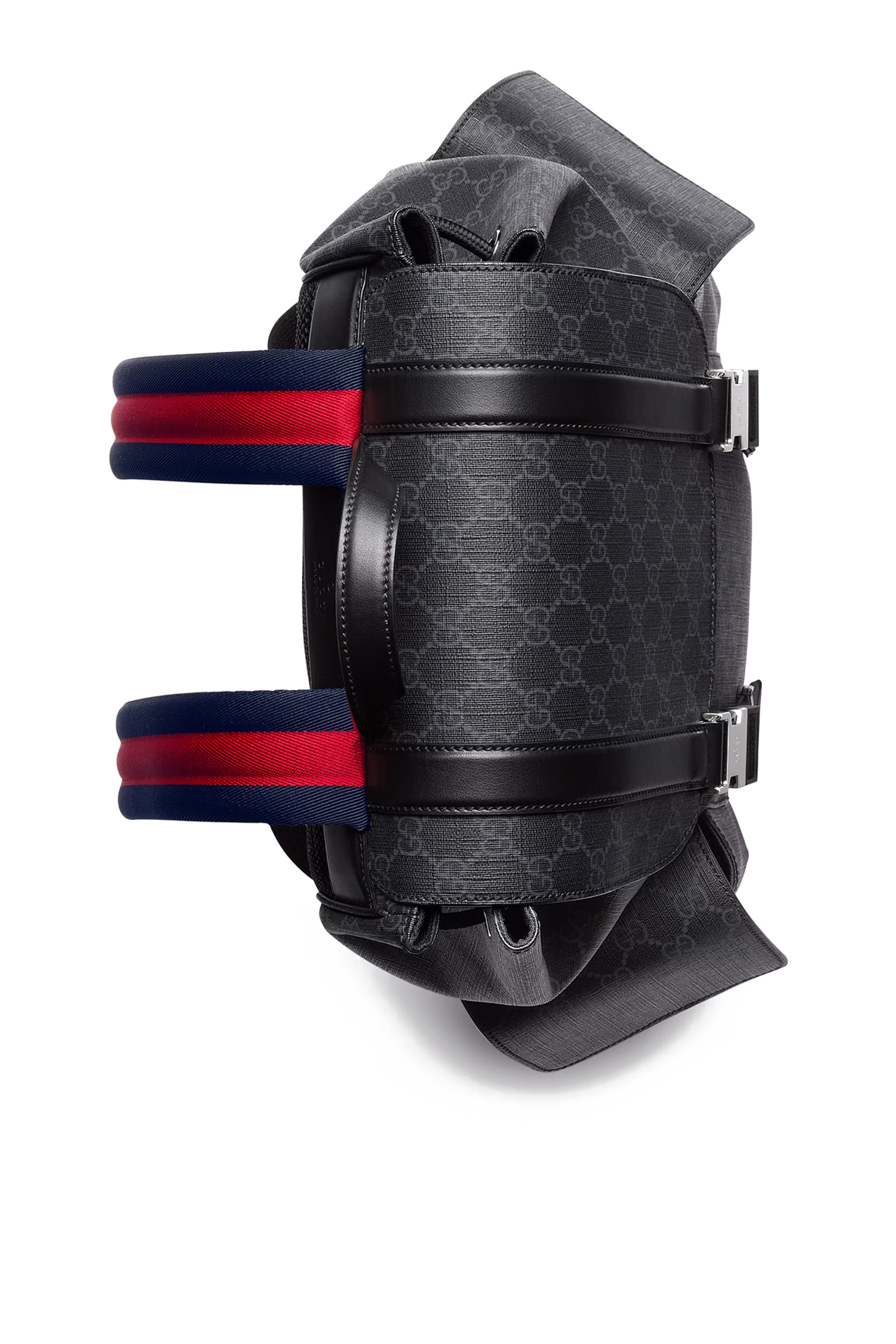 حقيبة ظهر بنقشة حرفي شعار الماركة بحجم صغير