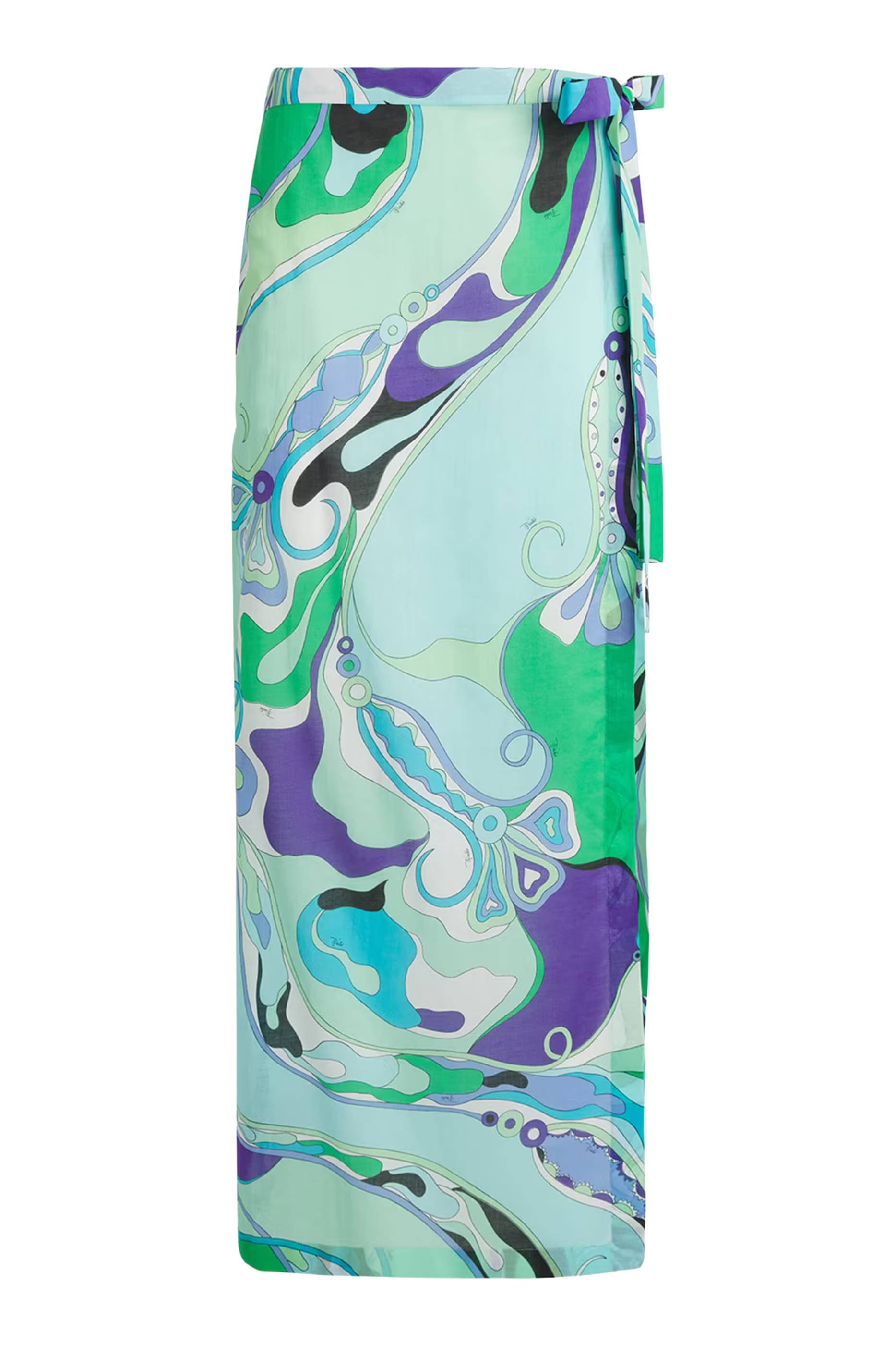 سارونغ بطبعة أوركيد قطن