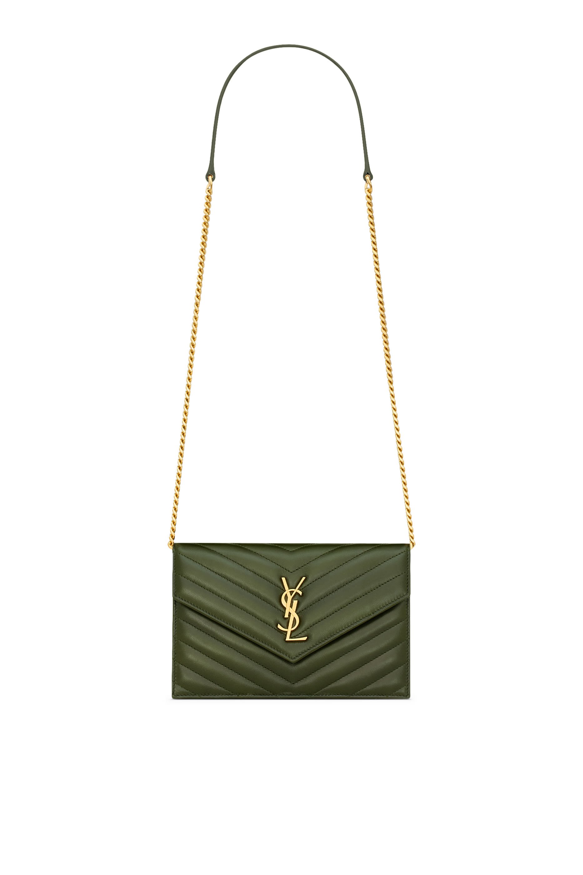 حقيبة كاساندر بتصميم ظرف مبطّن وسلسلة جلد