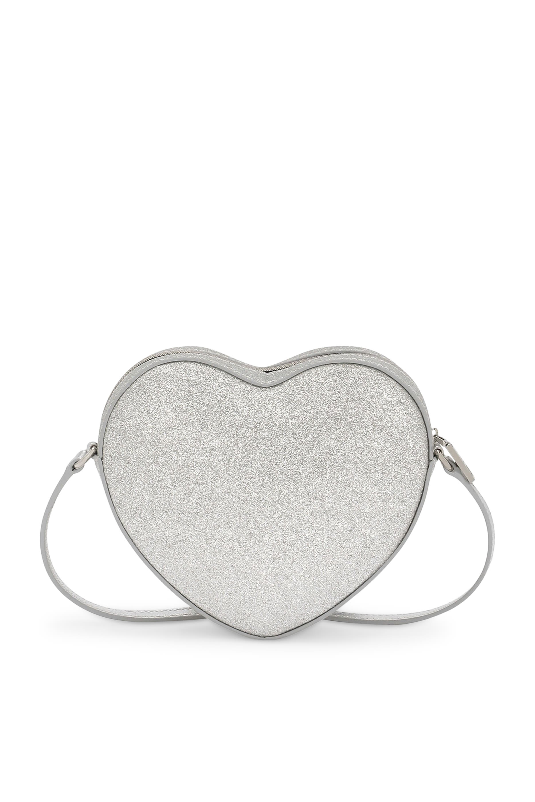 حقيبة كتف بتصميم قلب بشعار الماركة للأطفال