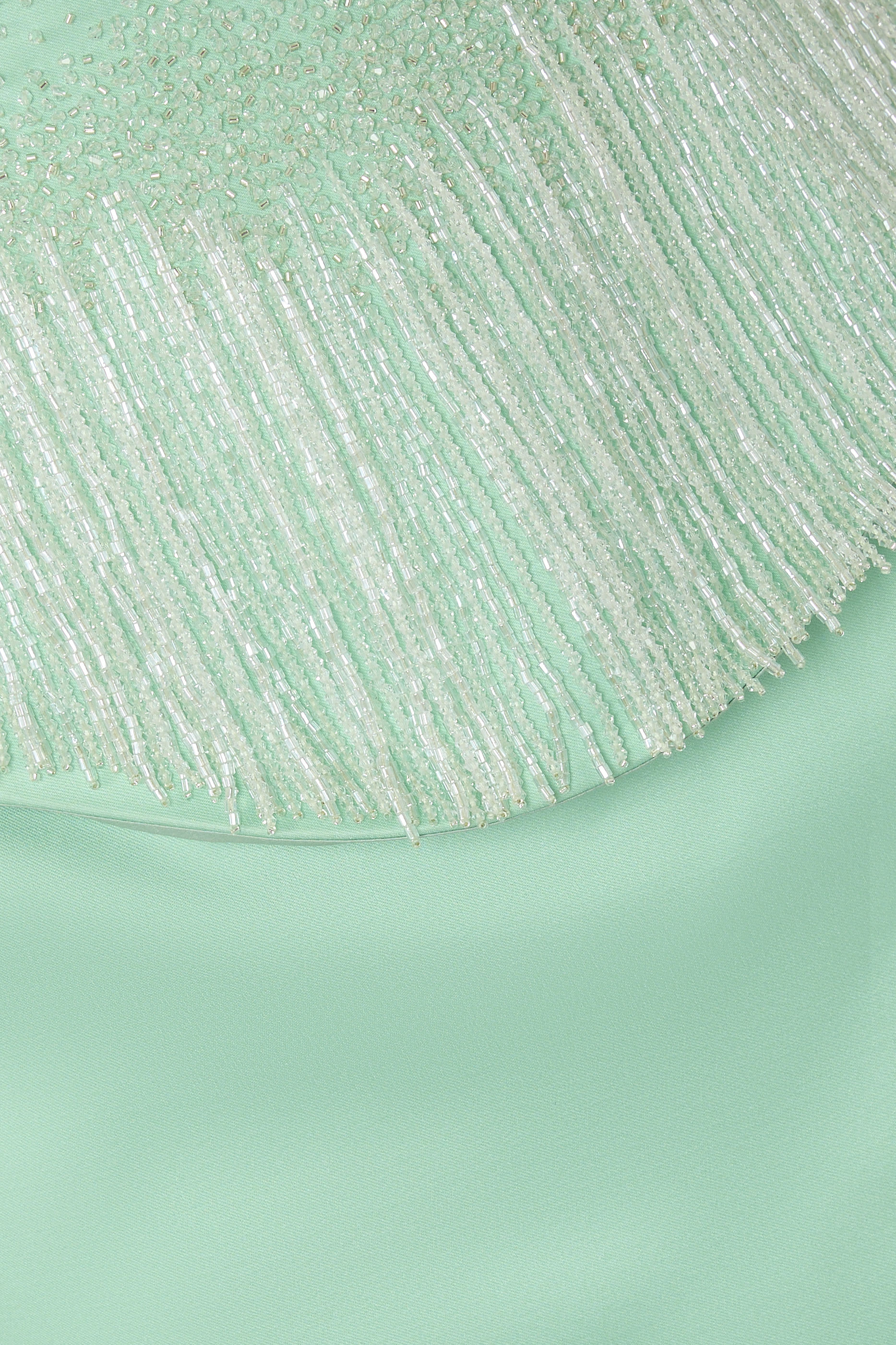 فستان سهرة لوز حرير تافيتا