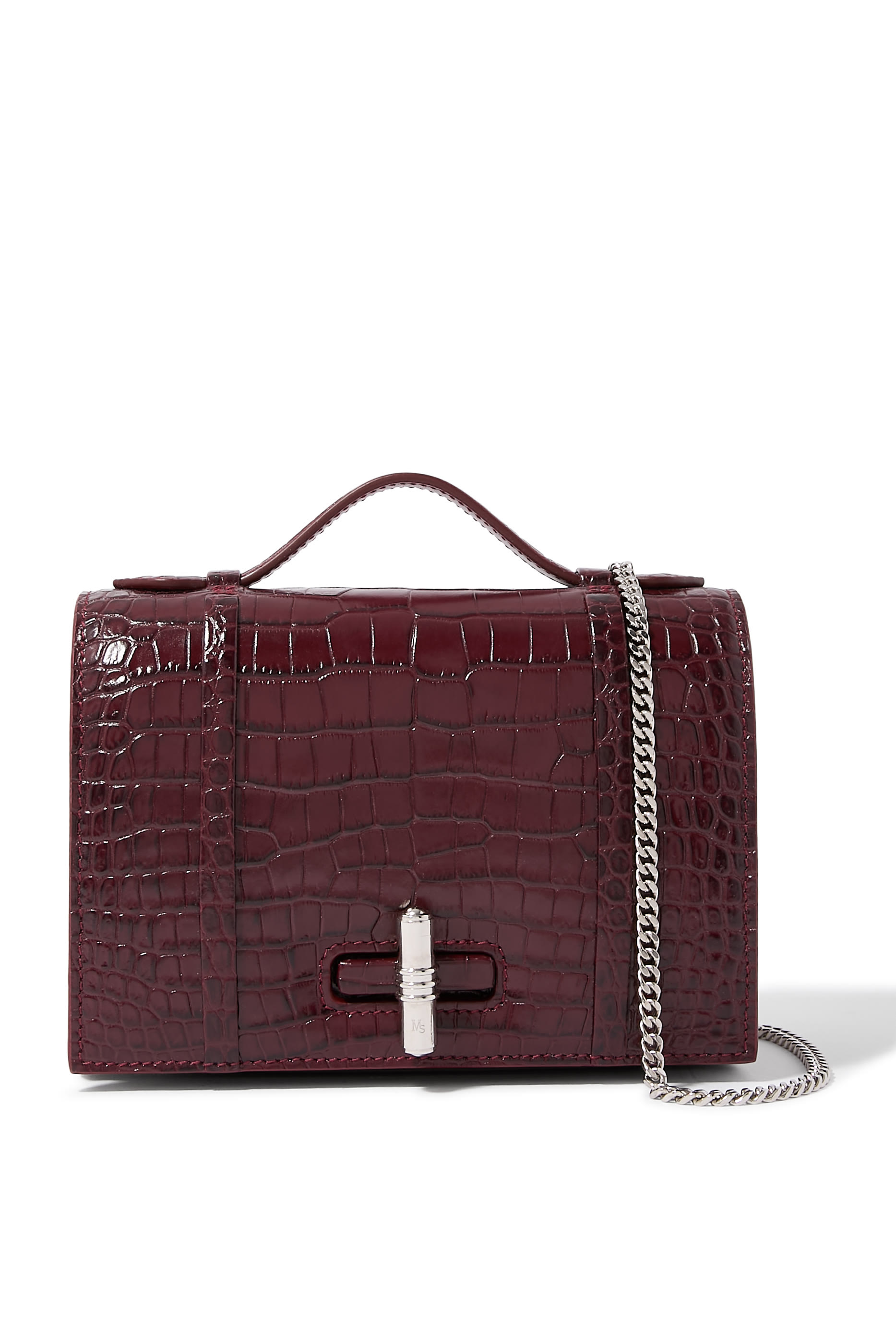 حقيبة يد ماي صغيرة بنقشة جلد