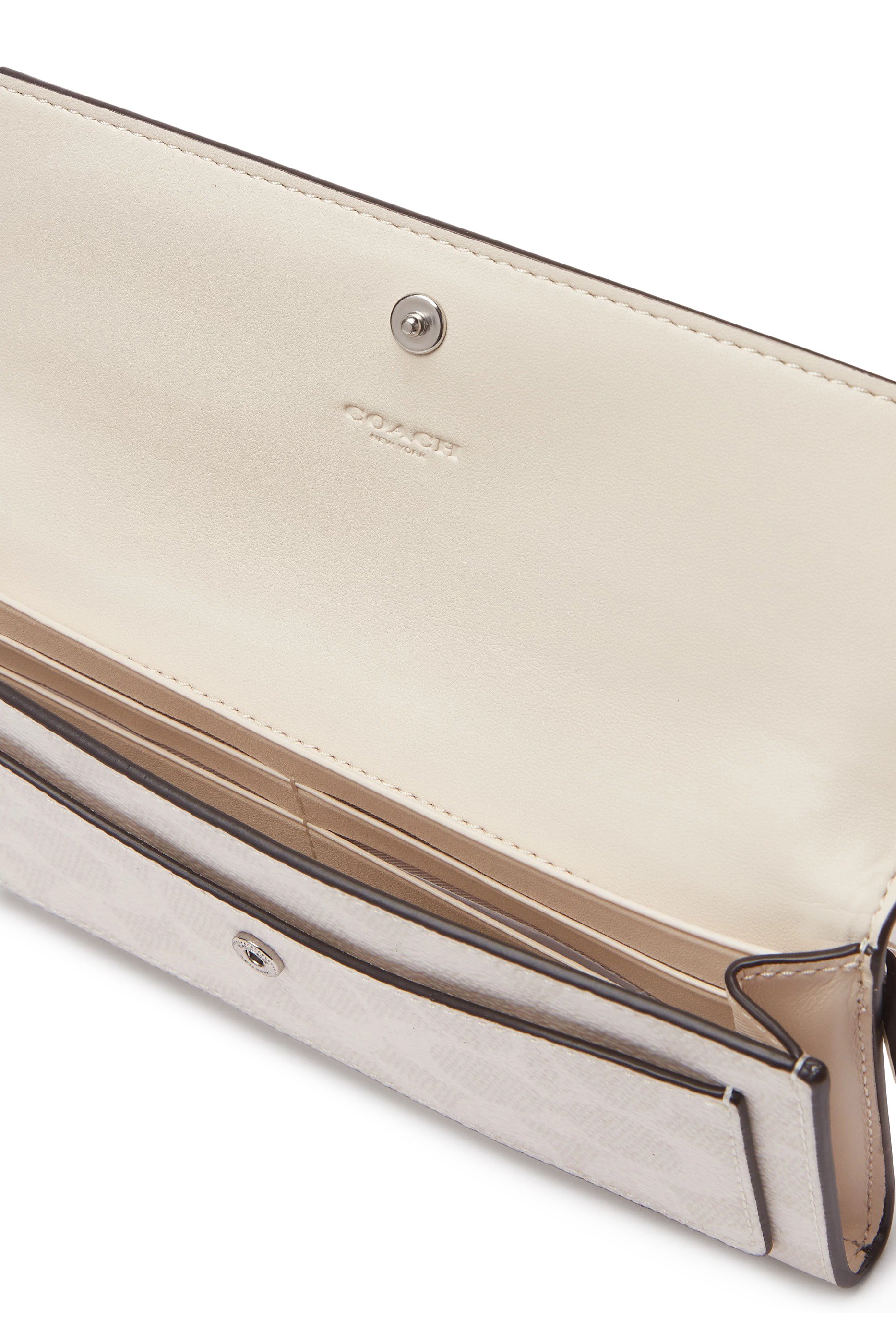 محفظة ايسنشال مستطيلة قماش قنب بشعار الماركة