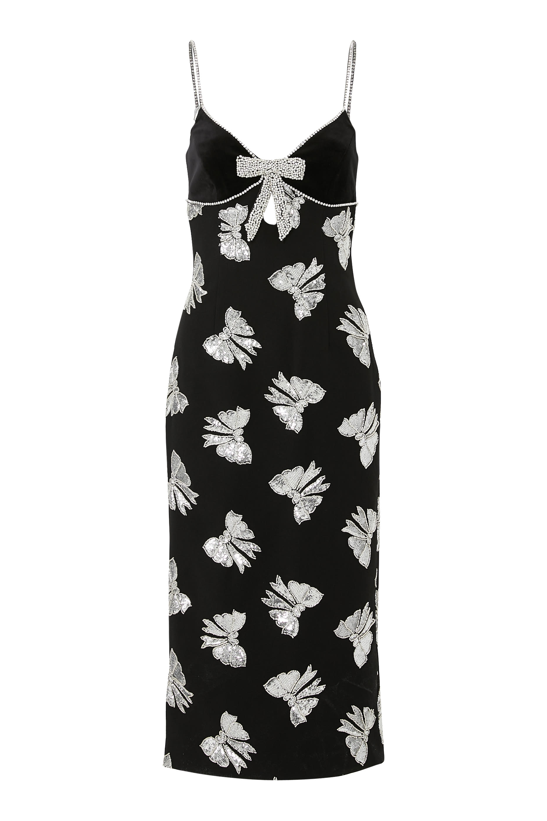 فستان إكس نيكي هيلتون فالور متوسط الطول