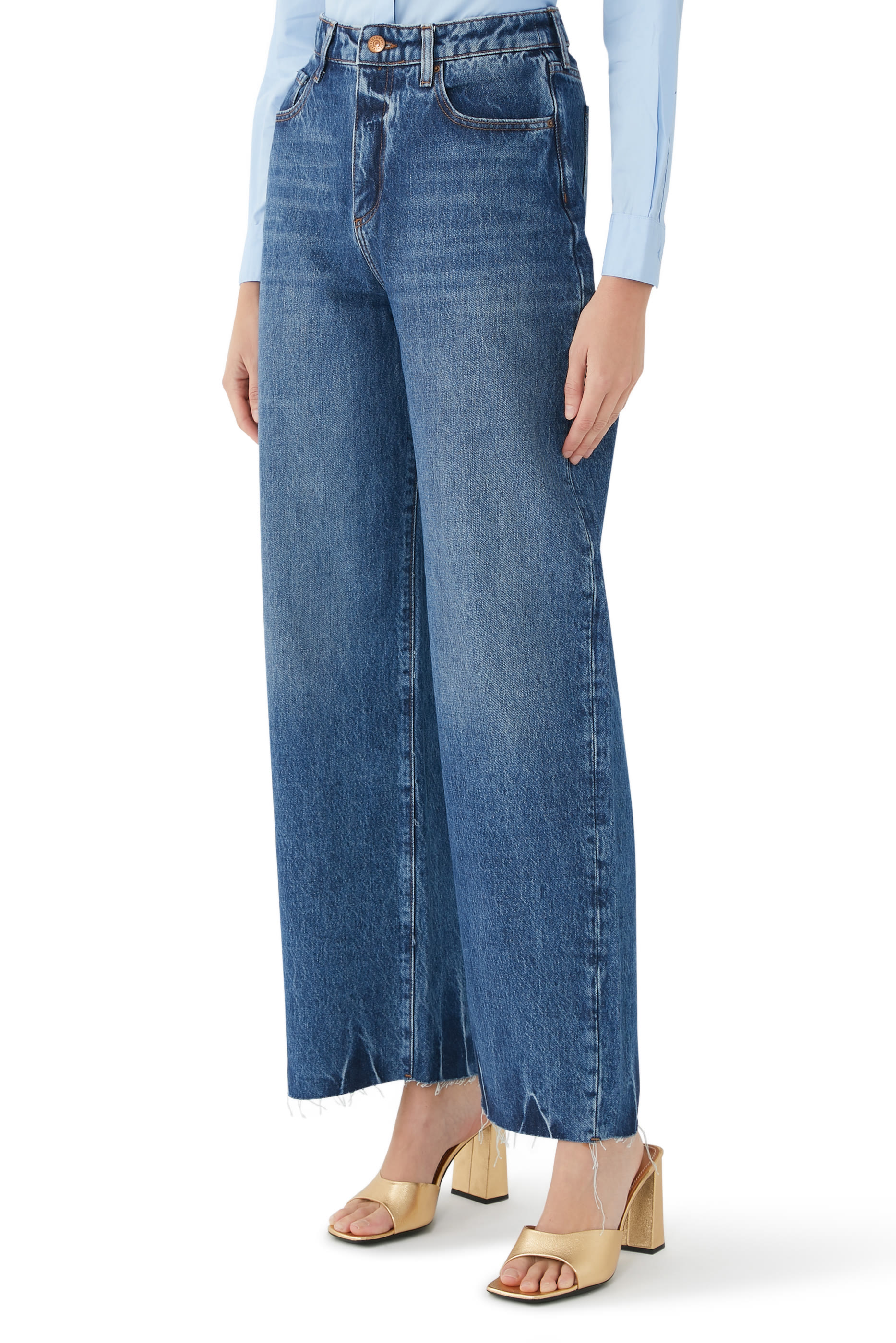 بنطال جينز مبلانو بقصة مريحة