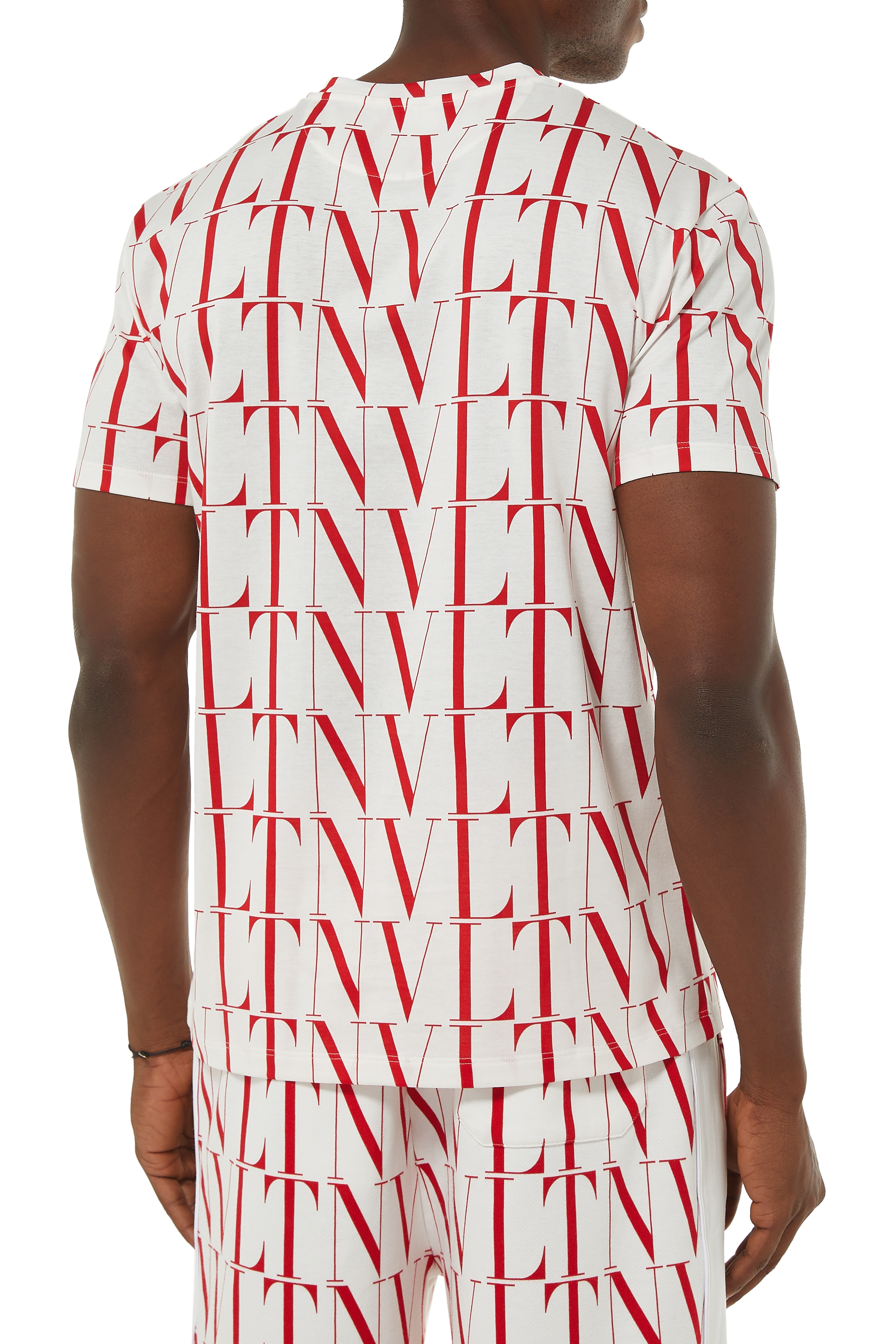 تيشيرت قطن بطبعة تايمز بشعار VLTN