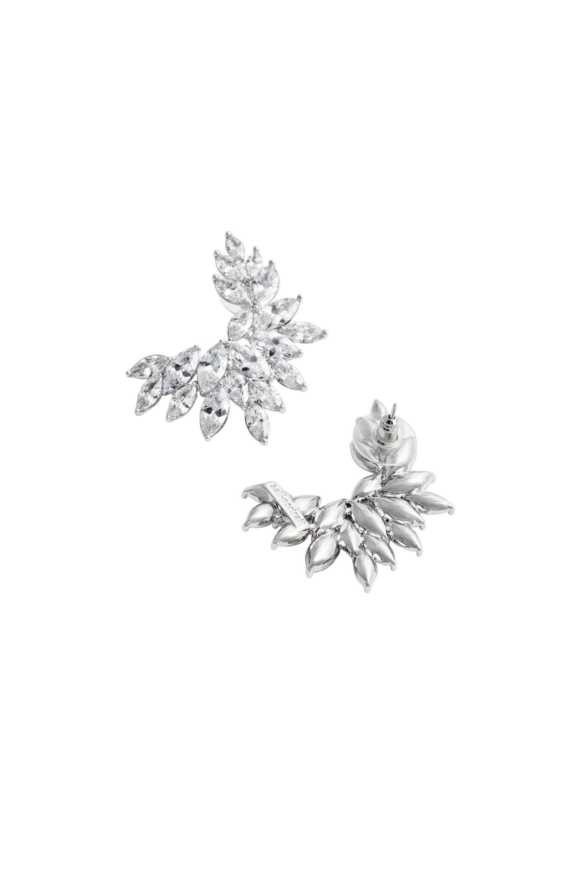 Crystal Cuff Earrings