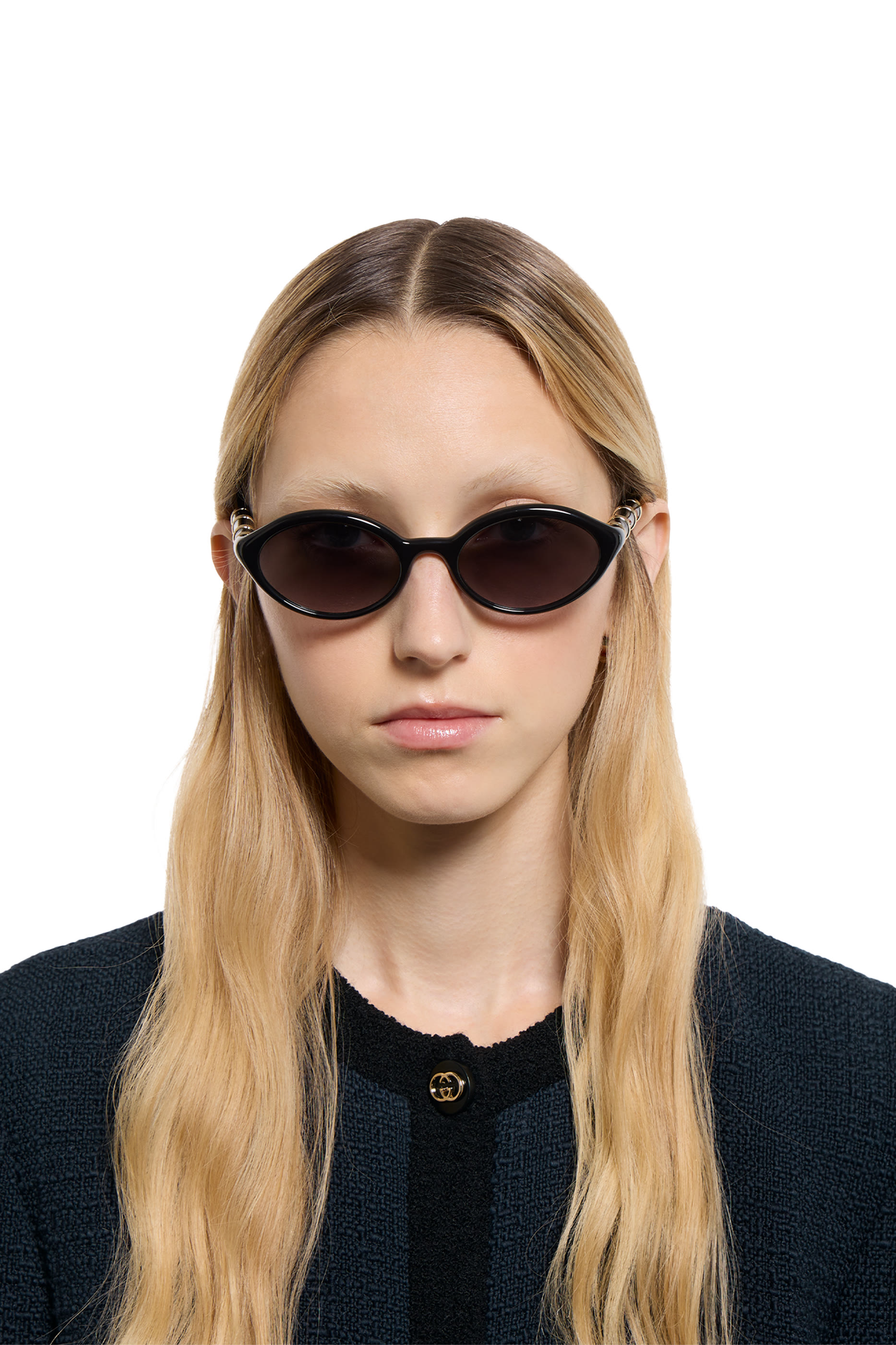 Oval Frame Sunglasses