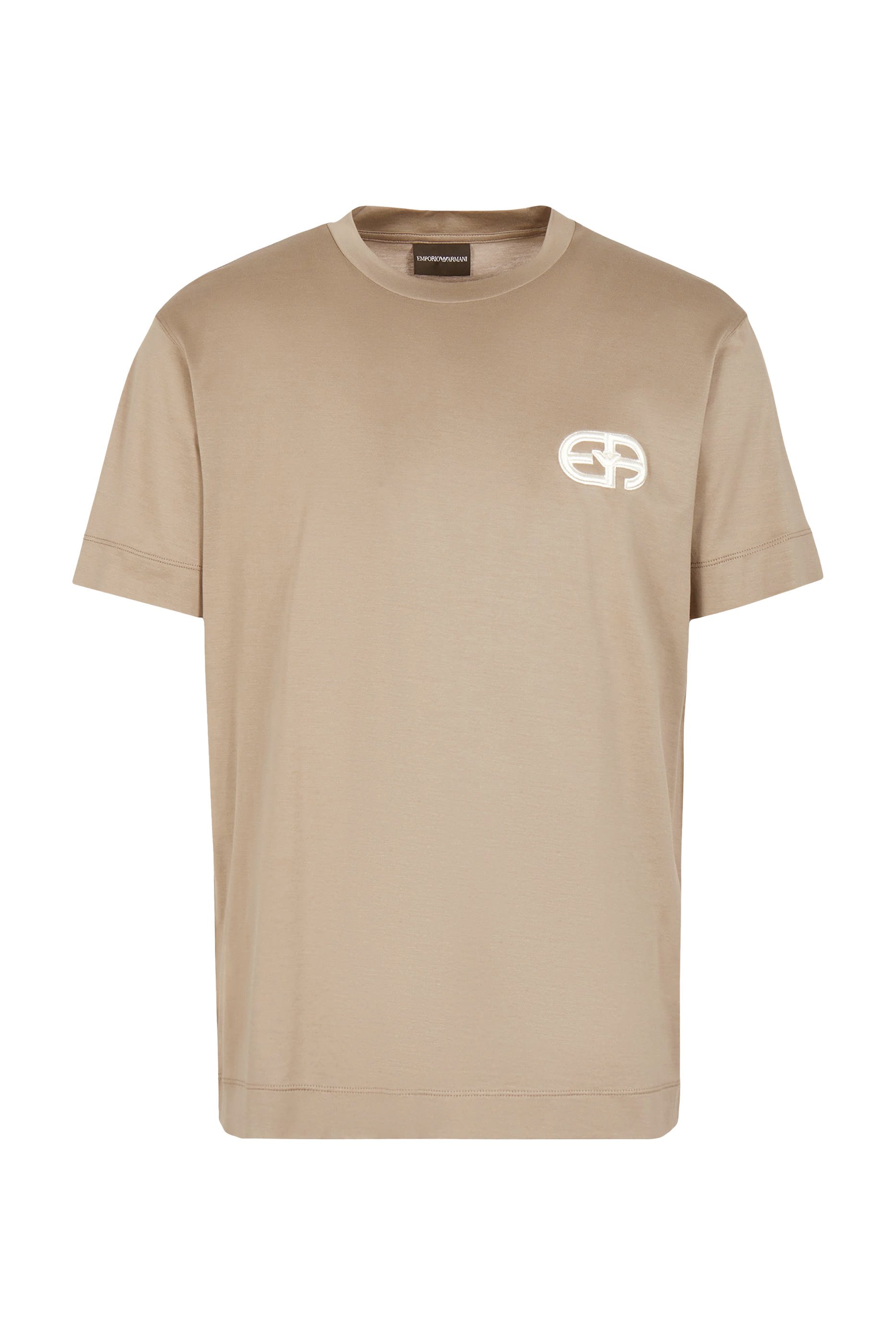 تيشيرت بشعار الماركة قطن جيرسيه