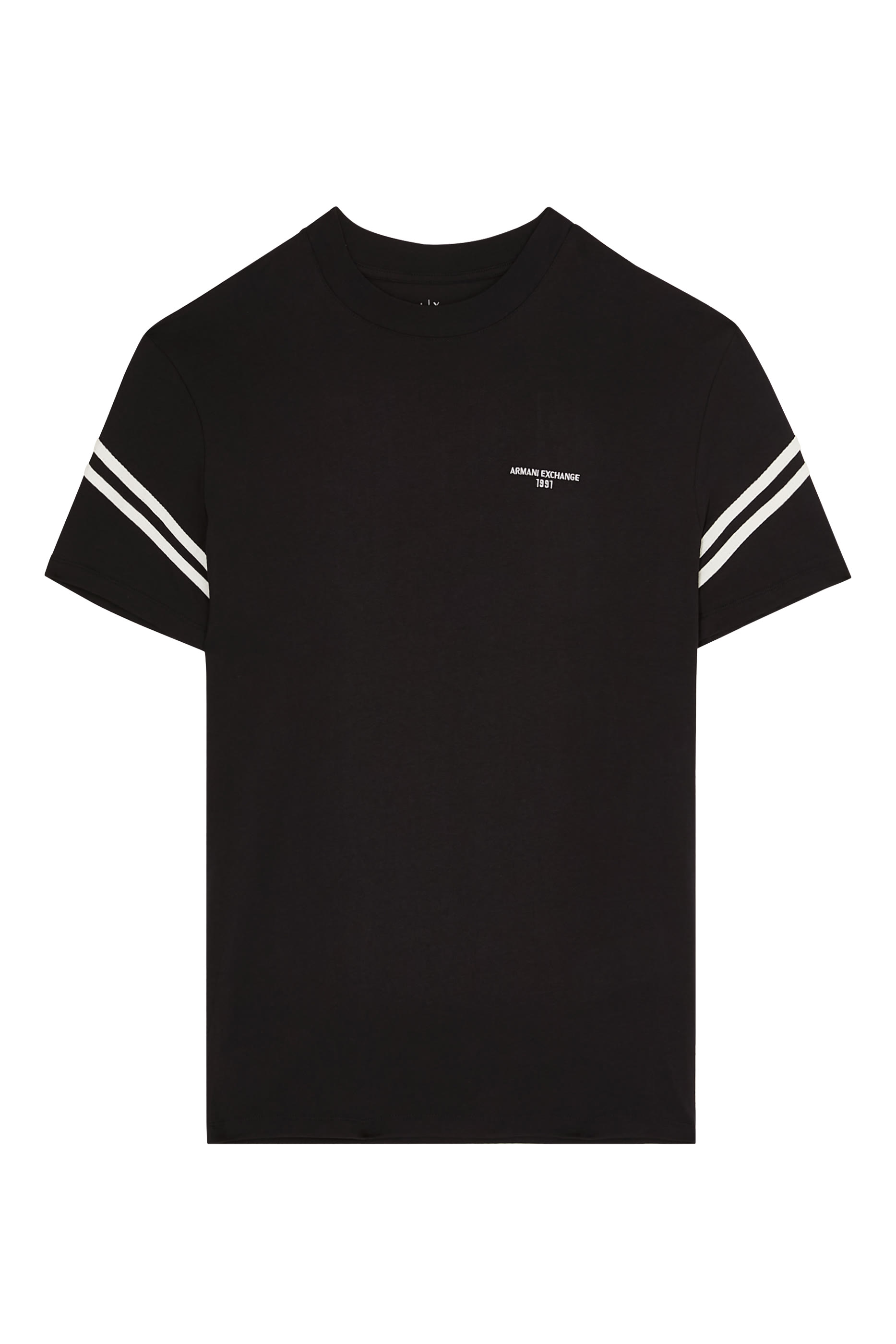 تيشيرت بأكمام قصيرة وشعار الماركة