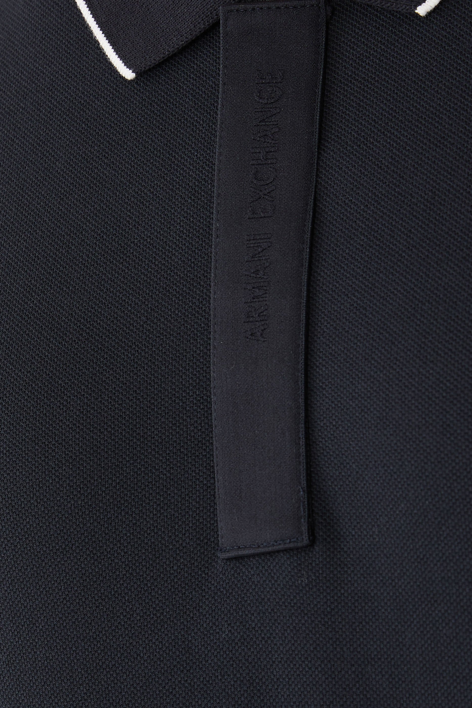  Slim Fit Polo with Button Insert