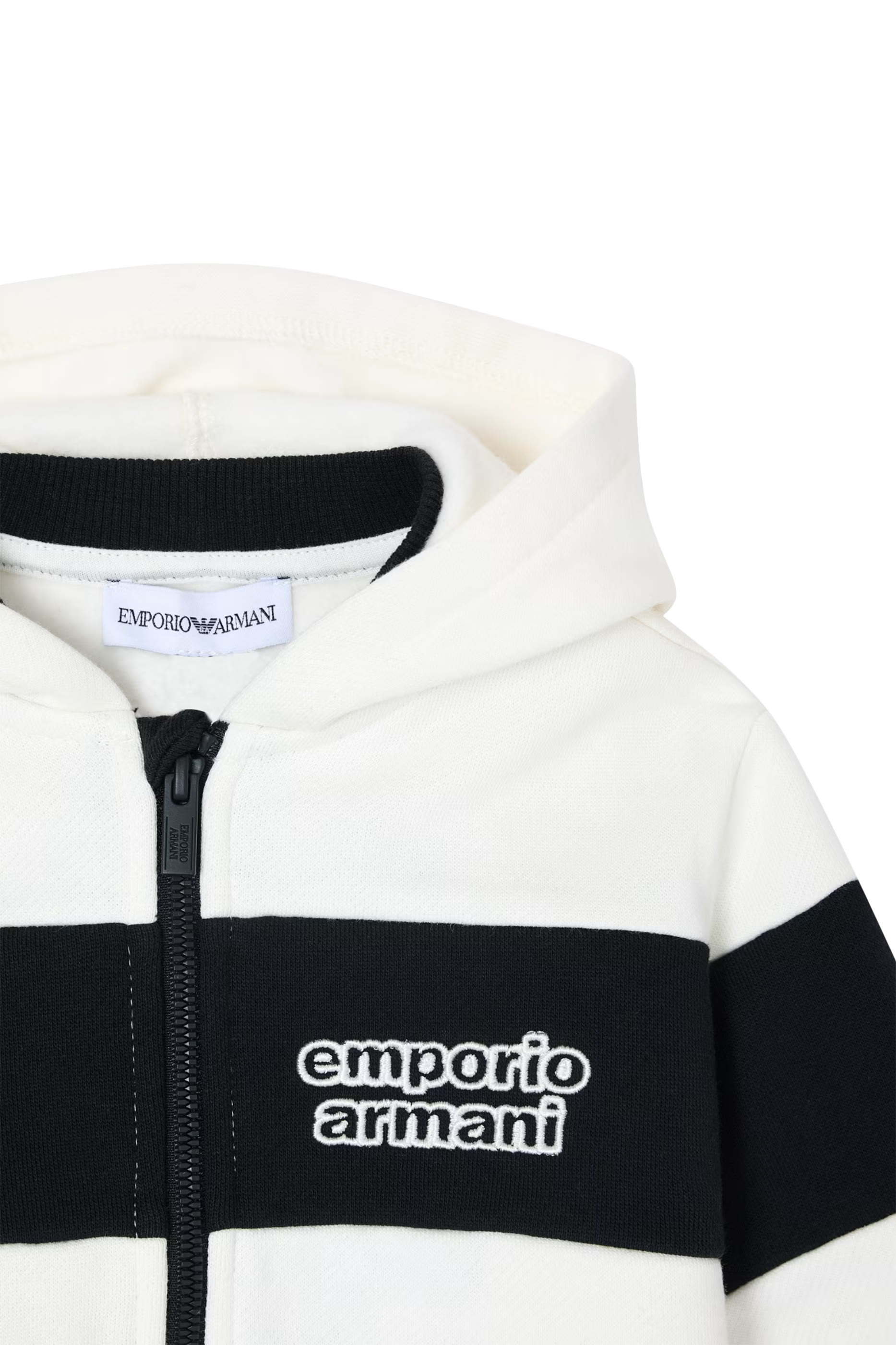 سويت شيرت بسحاب وشعار الماركة للأطفال