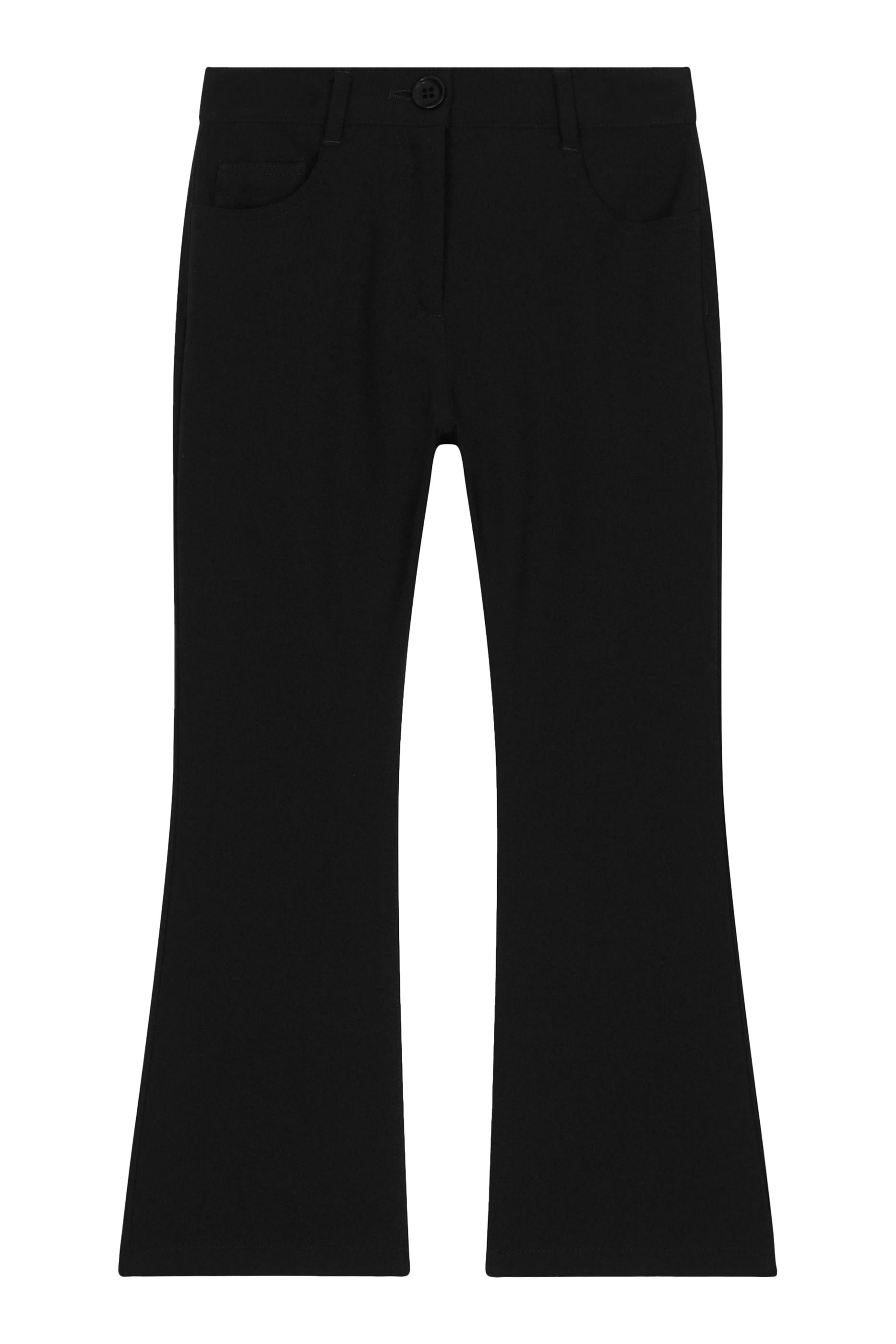 بنطال كادي واسع بشعار الماركة للأطفال