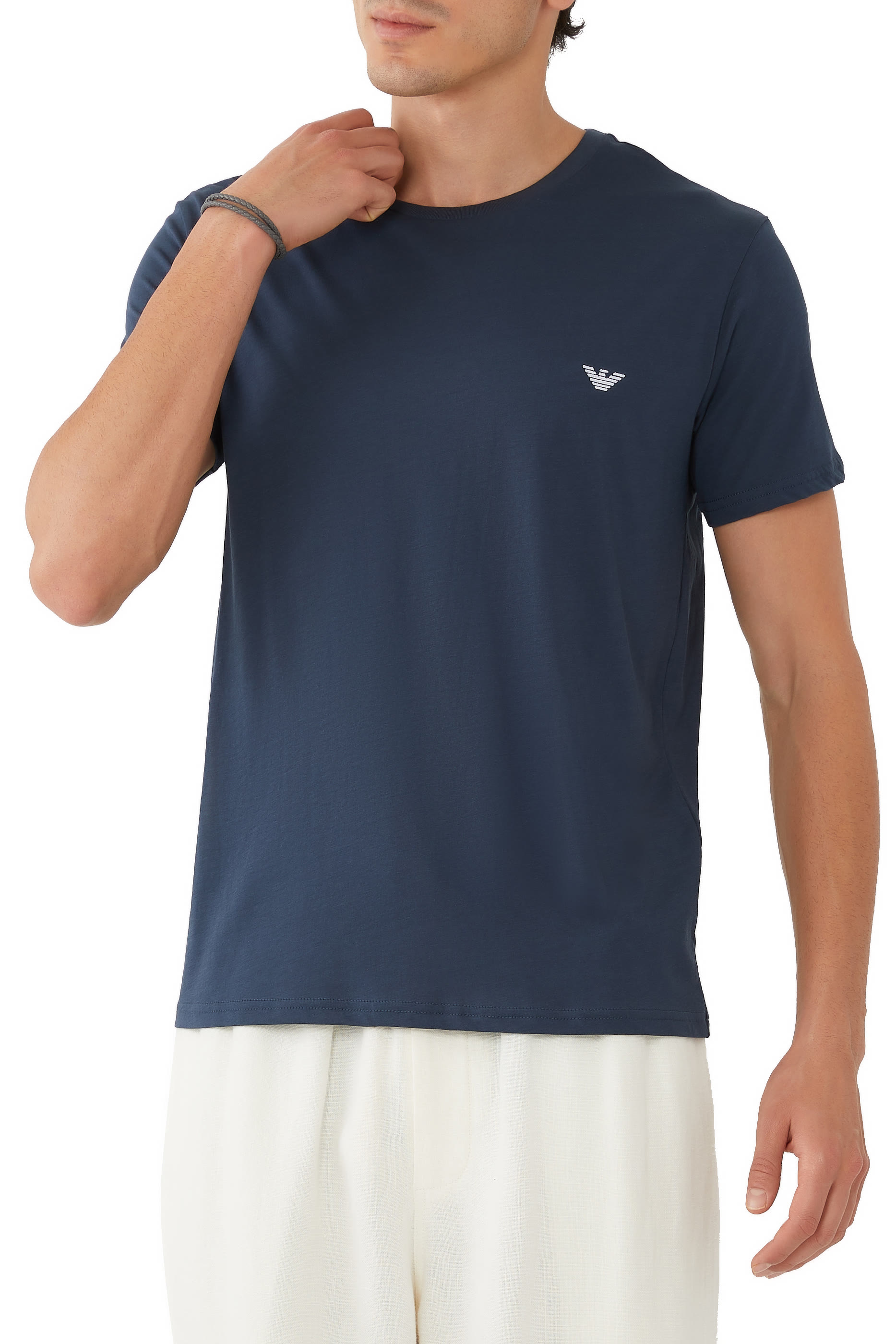 تيشيرت قطن بشعار الماركة