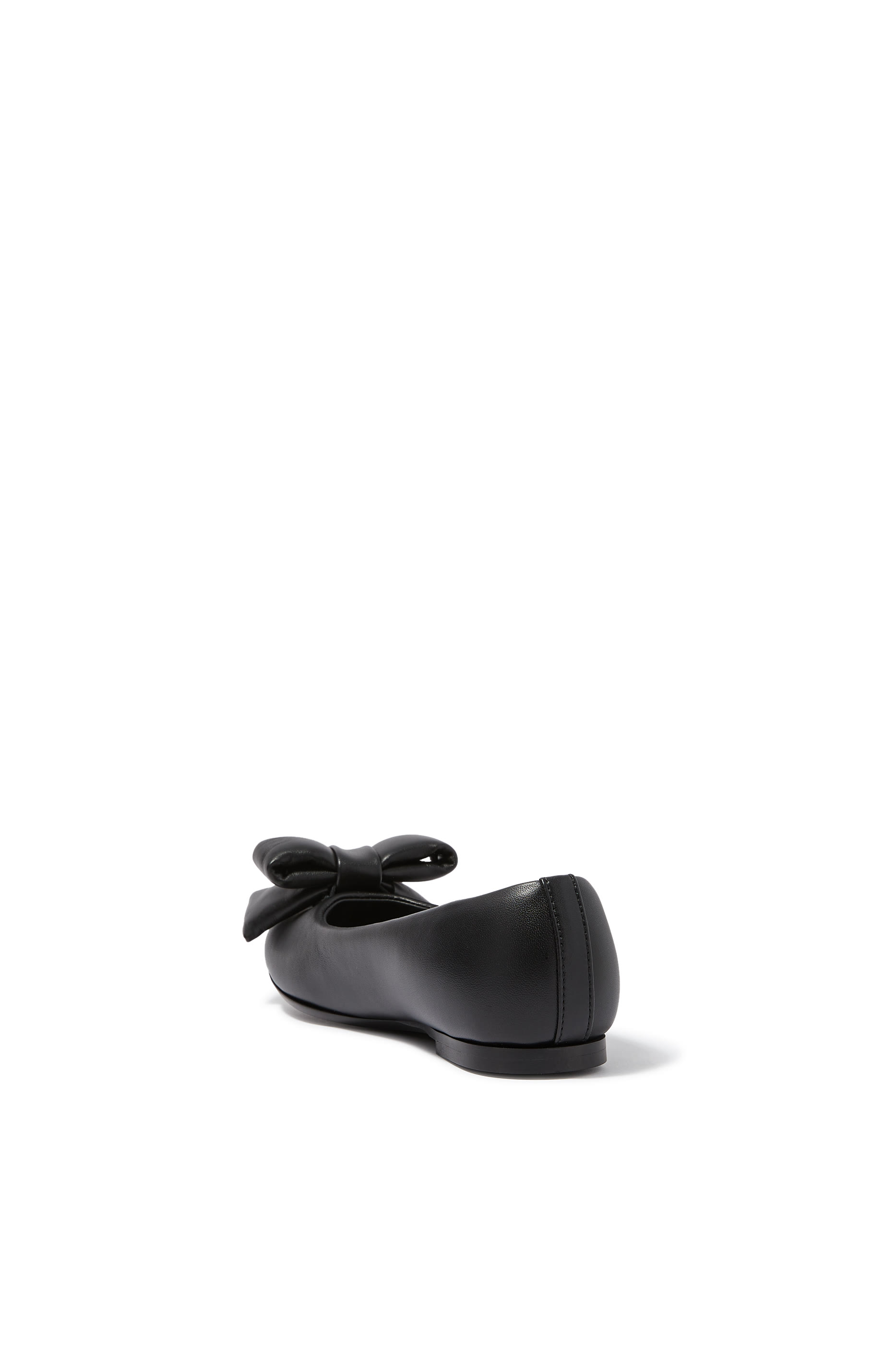 حذاء بالرينا بكعب مسطح وربطة فيونكة مبطنة للأطفال