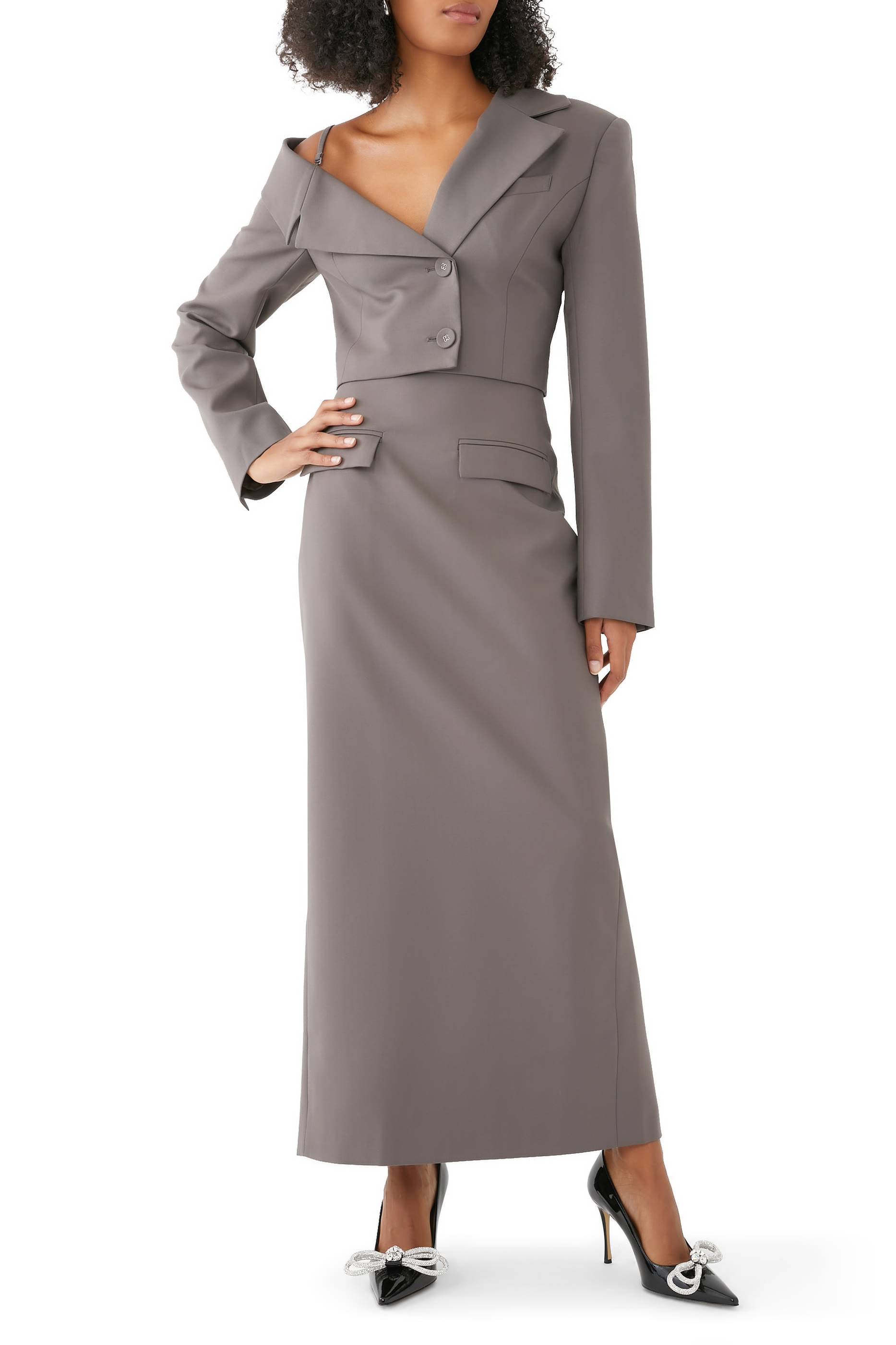 حذاء كلاسيك 95 بفيونكة مزدوجة جلد لامع