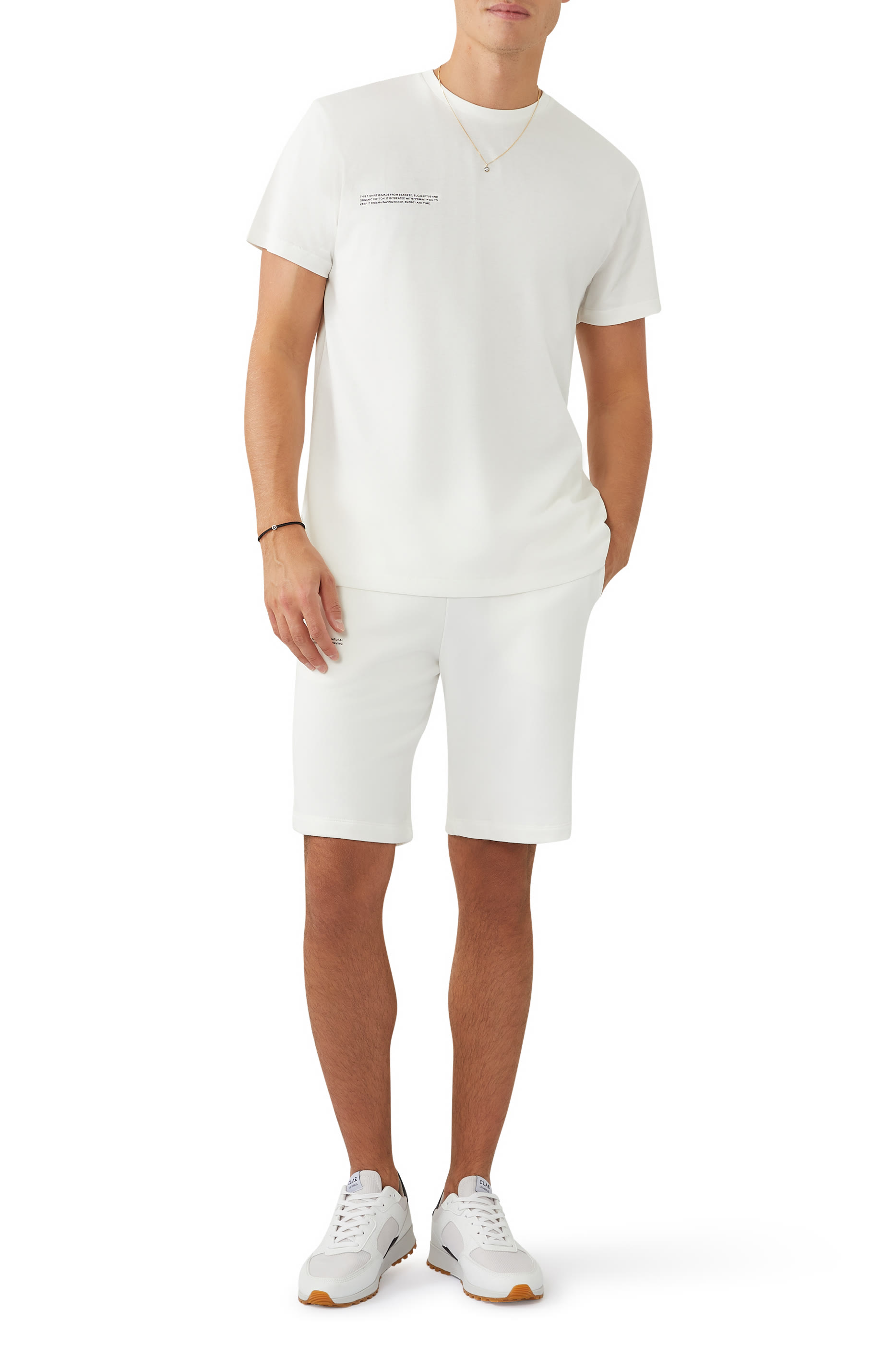 تيشيرت قطن عضوي بألياف الأعشاب البحرية