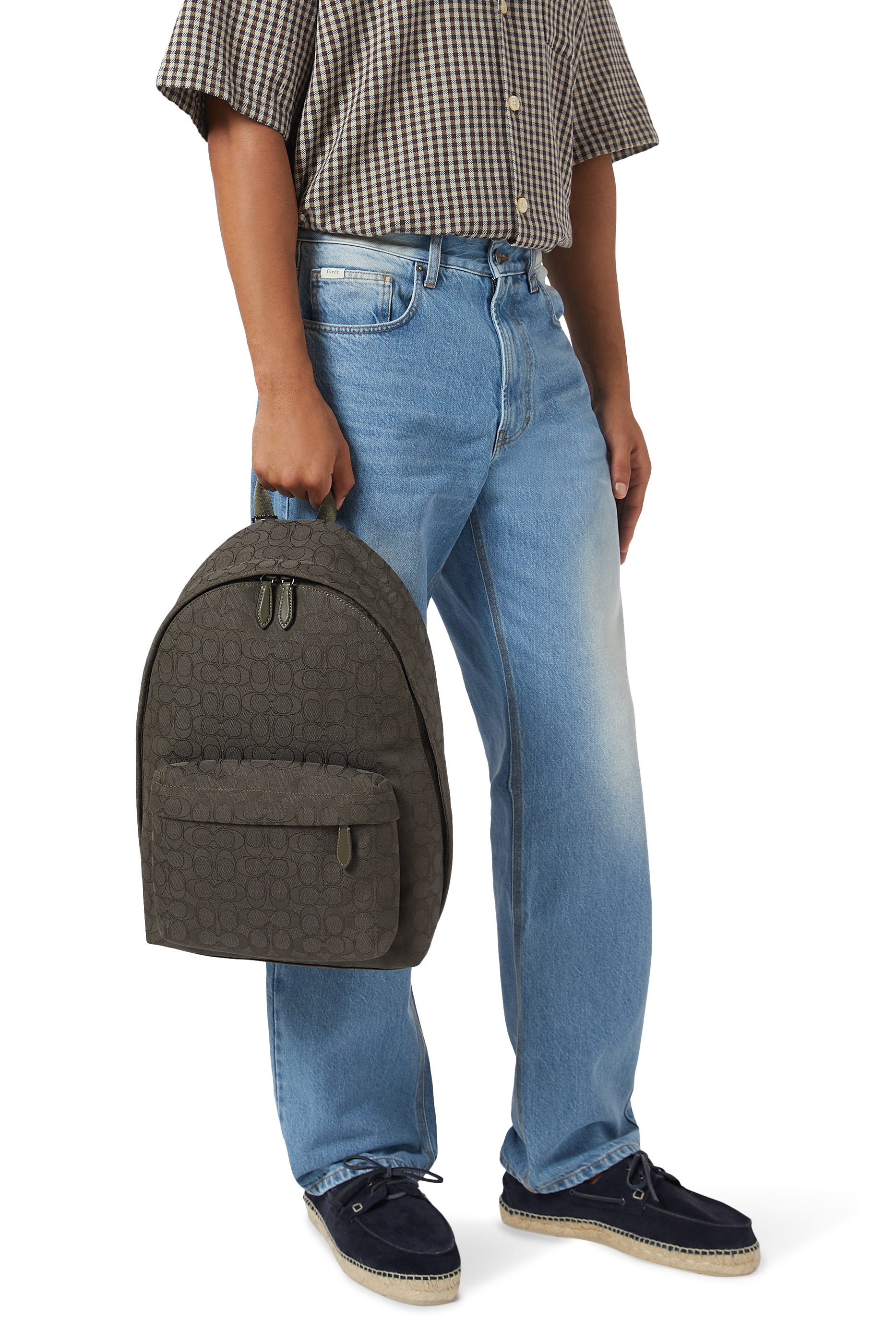 Hall Signature Jacquard Backpack