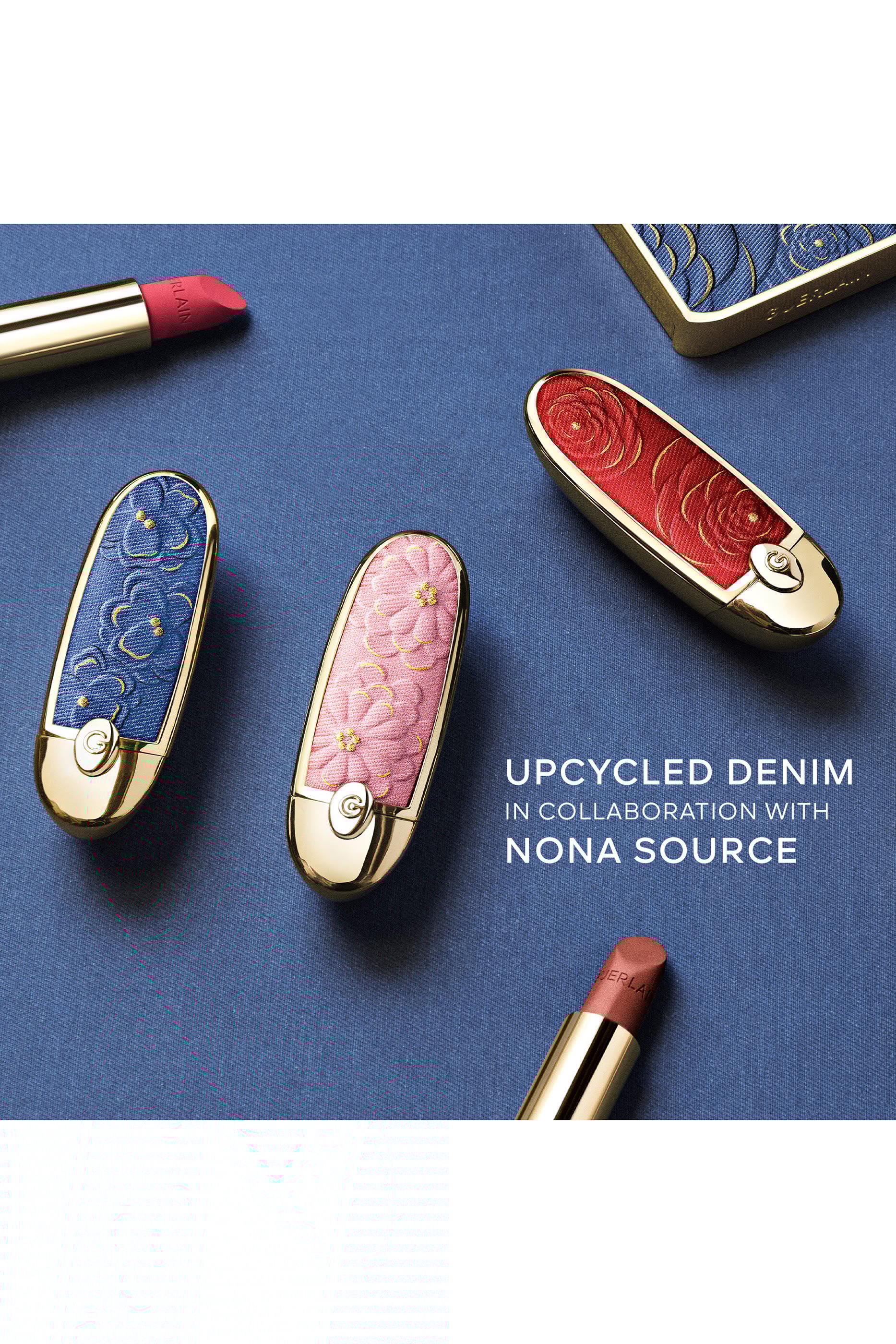 عبوة إعادة ملء أحمر شفاه روج جي ساتان