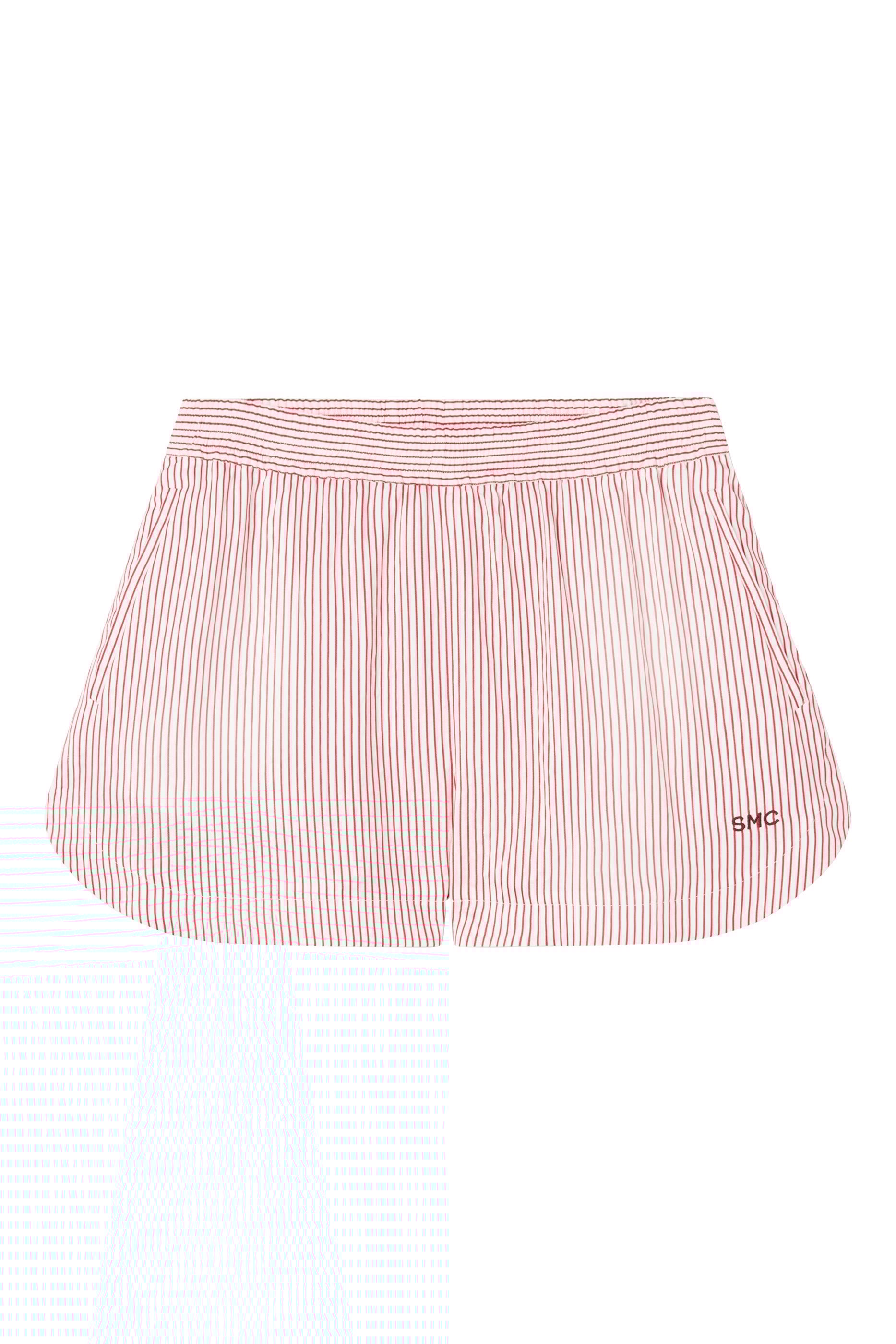 شورت مخطط بحزام خصر مطاطي