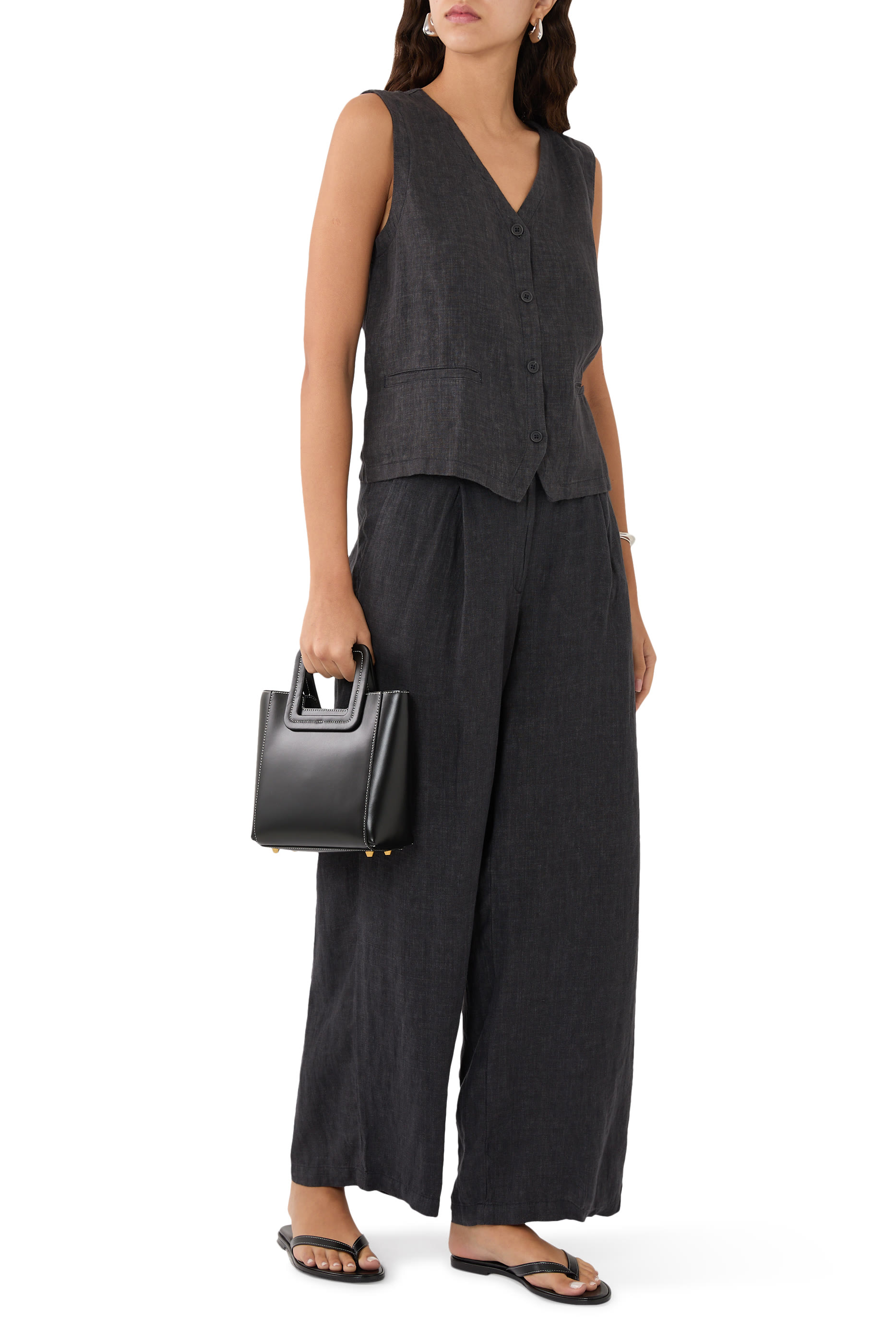 فيست ديلافيه بلون باهت كتان عضوي