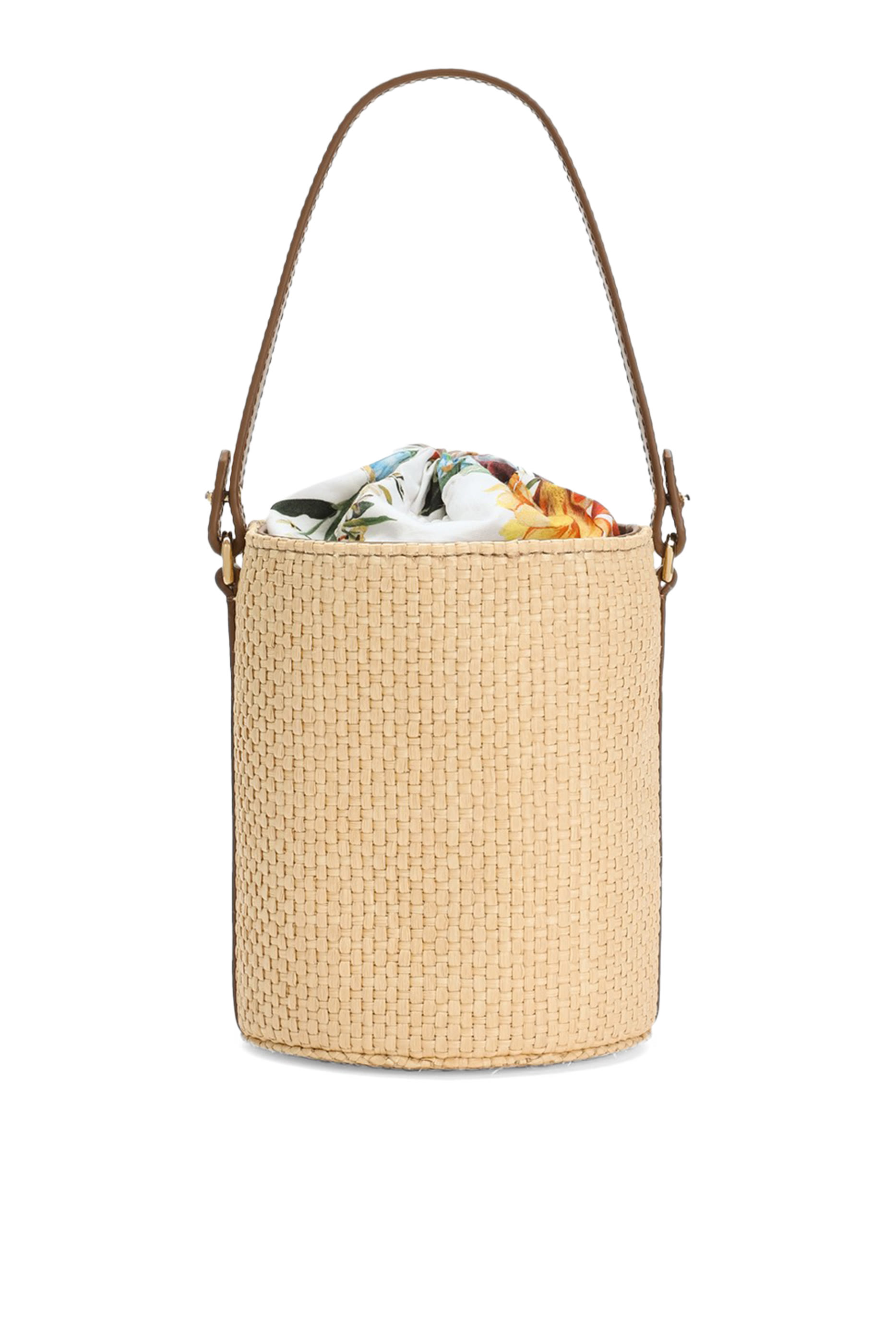 حقيبة كوفا قش وجلد عجل نابا للأطفال