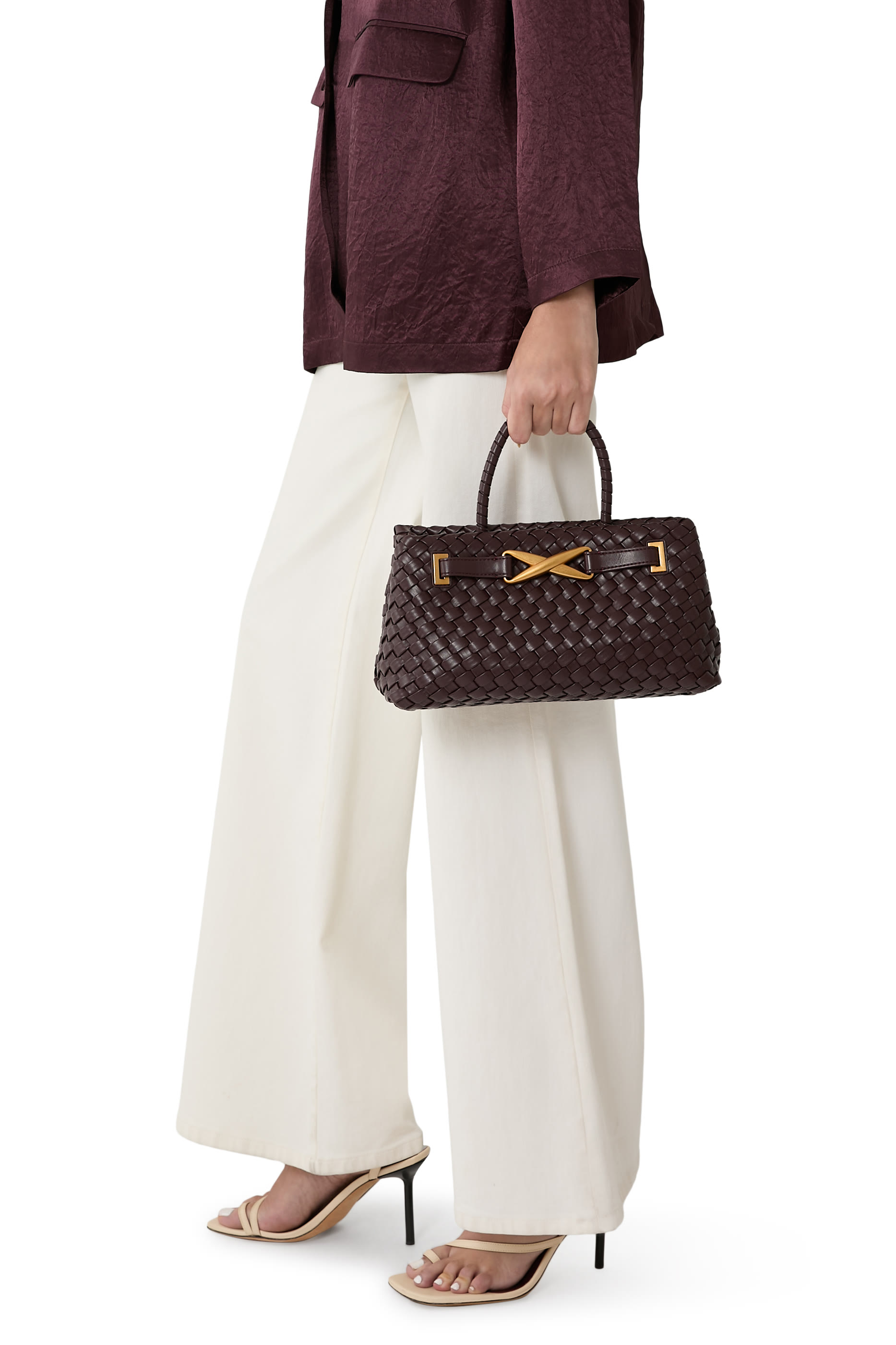 حقيبة يد لورا منسوجة